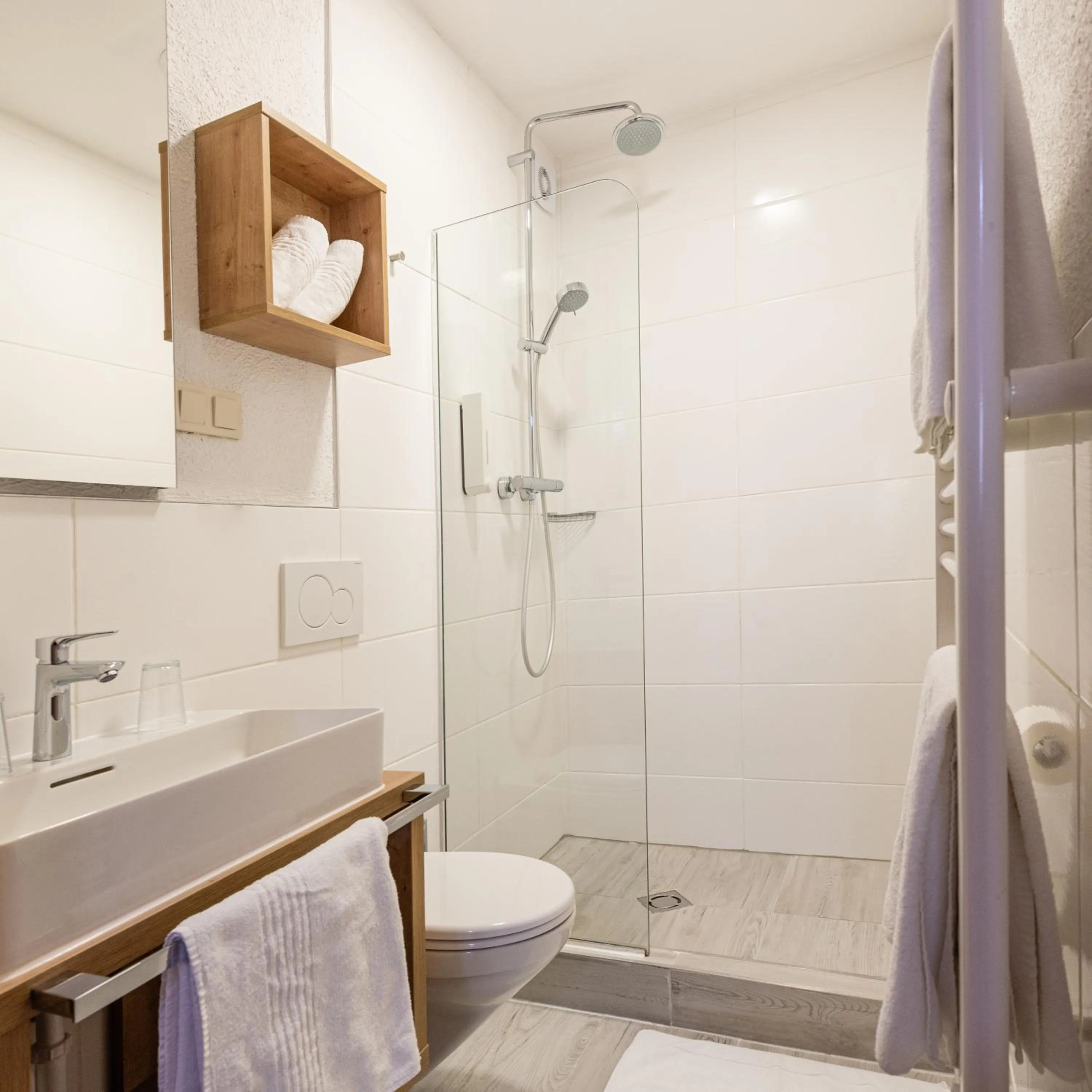 Shower in Hotel Modus