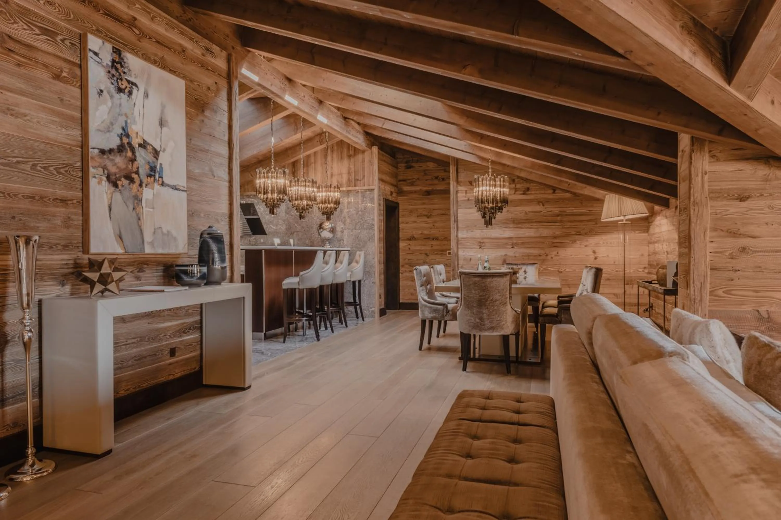 Kitchen or kitchenette in Ultima Hotel Gstaad