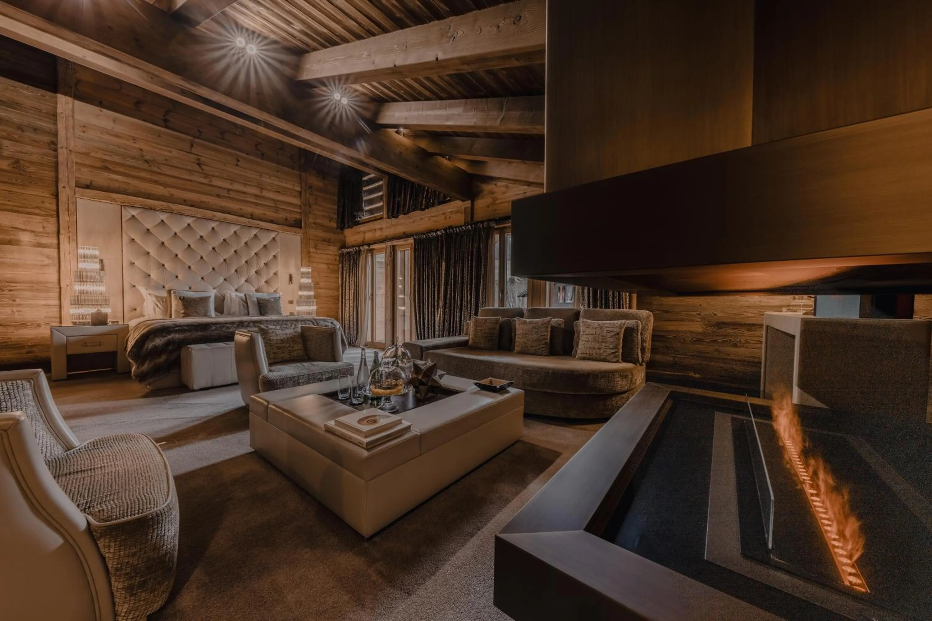 Living room in Ultima Hotel Gstaad