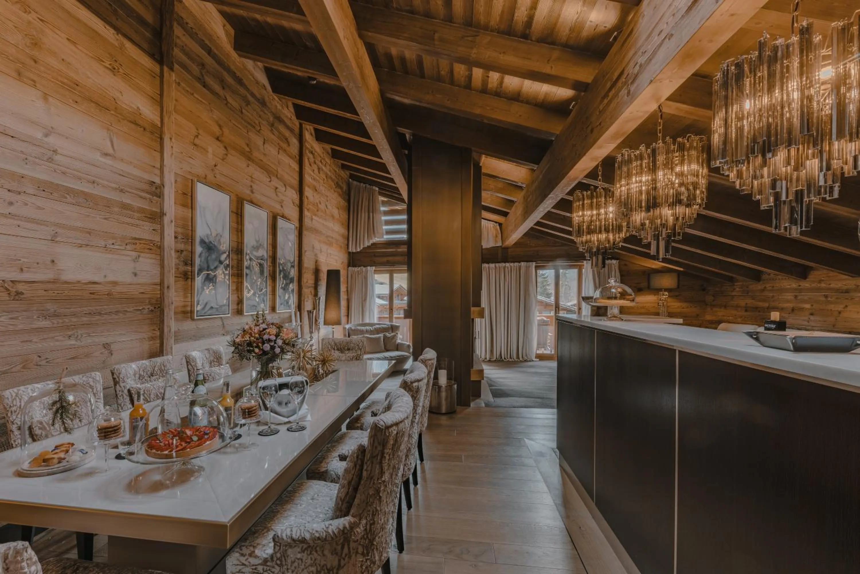 Living room in Ultima Hotel Gstaad