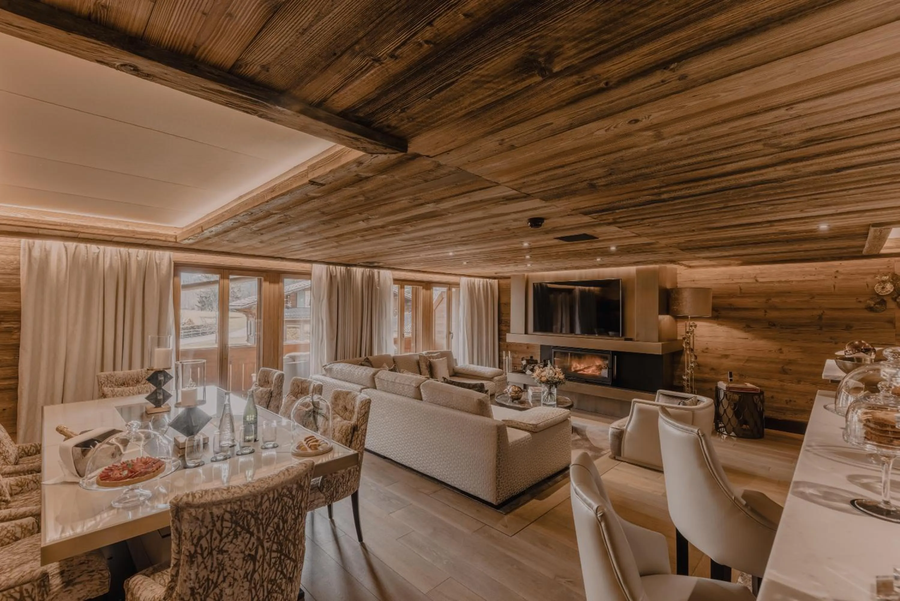 Living room in Ultima Hotel Gstaad