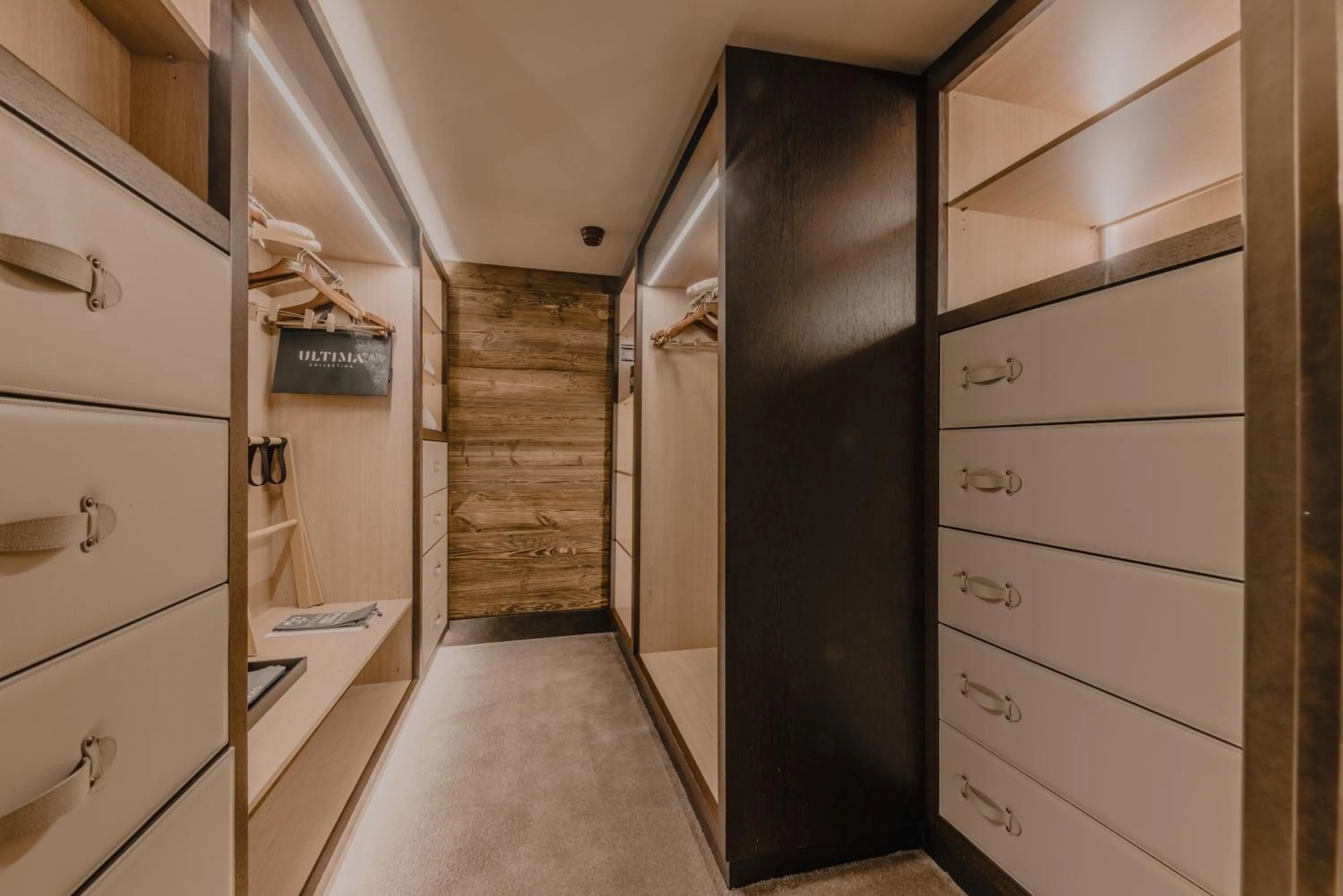 wardrobe in Ultima Hotel Gstaad