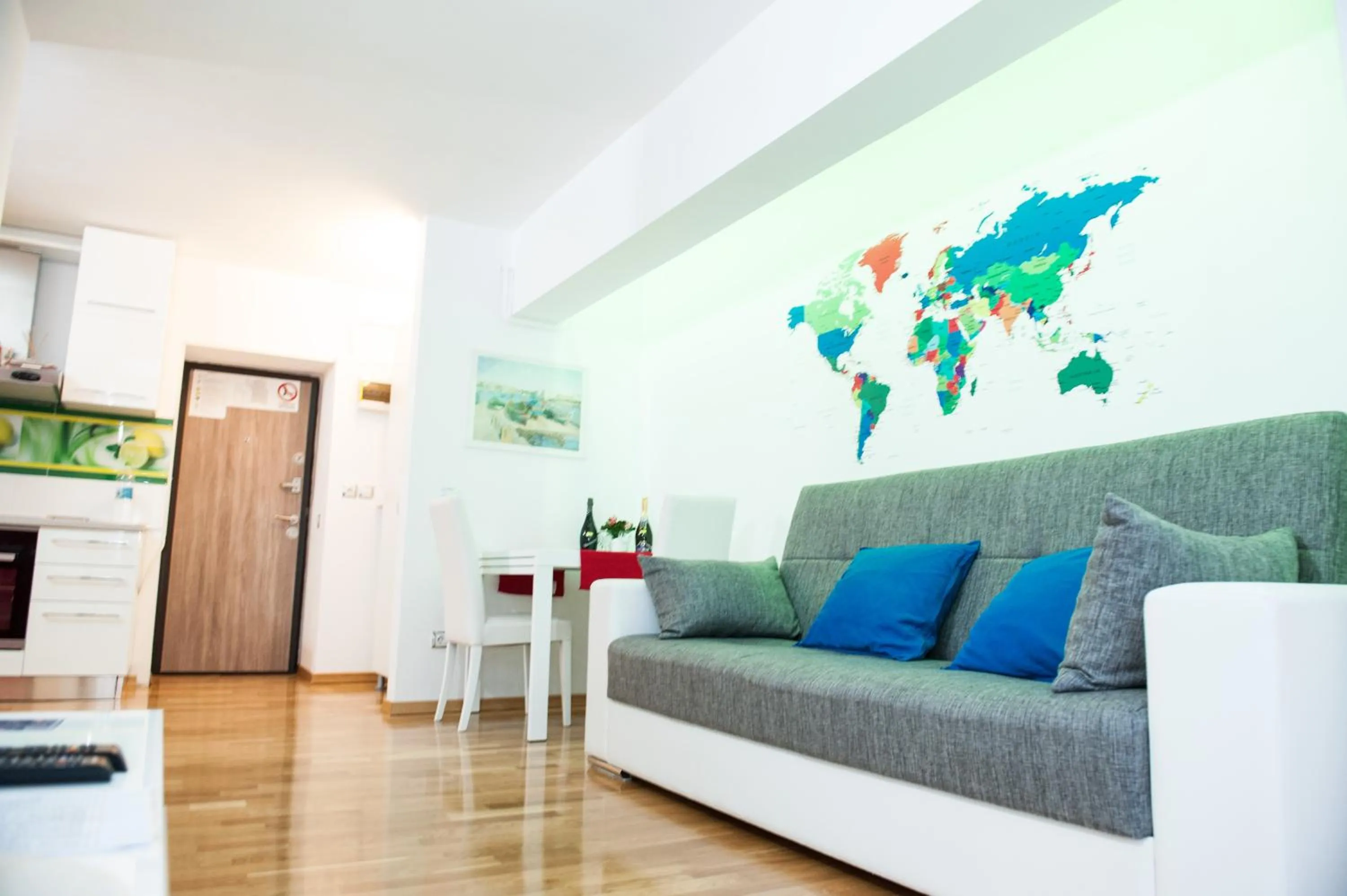 Living room in White Dream Suites