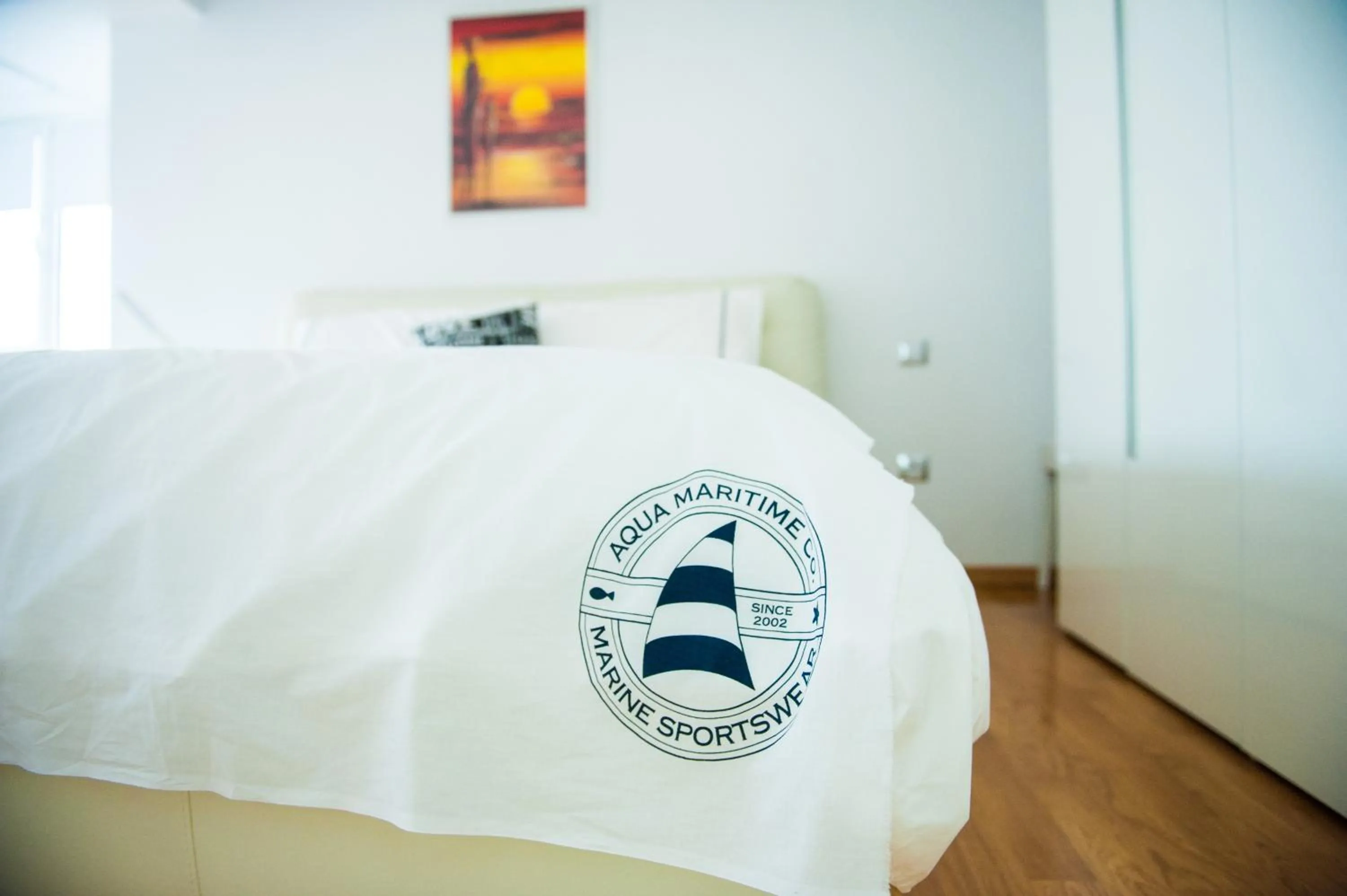 Bed in White Dream Suites