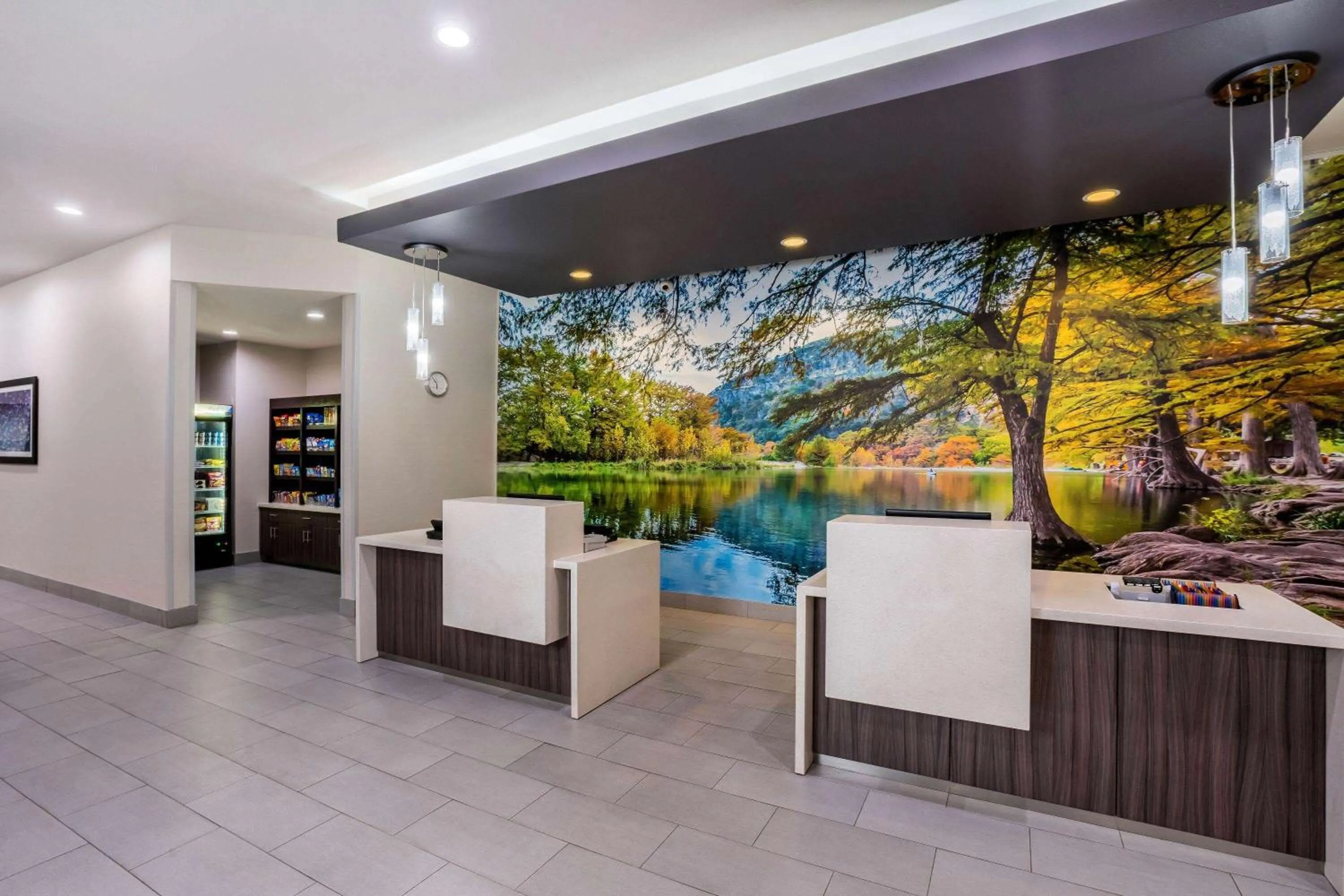 Lobby or reception in La Quinta by Wyndham Houston Cypress