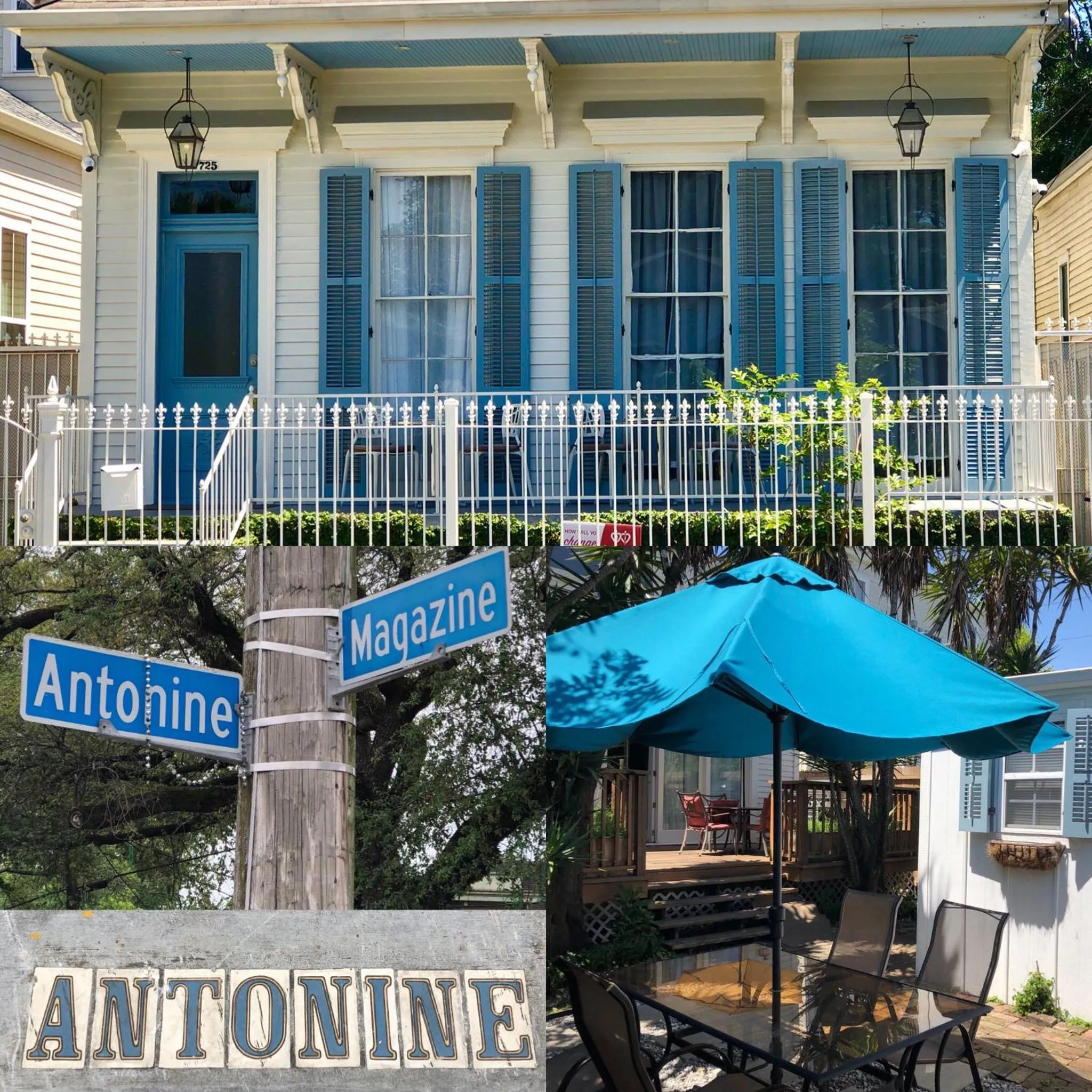 Balcony/Terrace in Creole Cottage Uptown