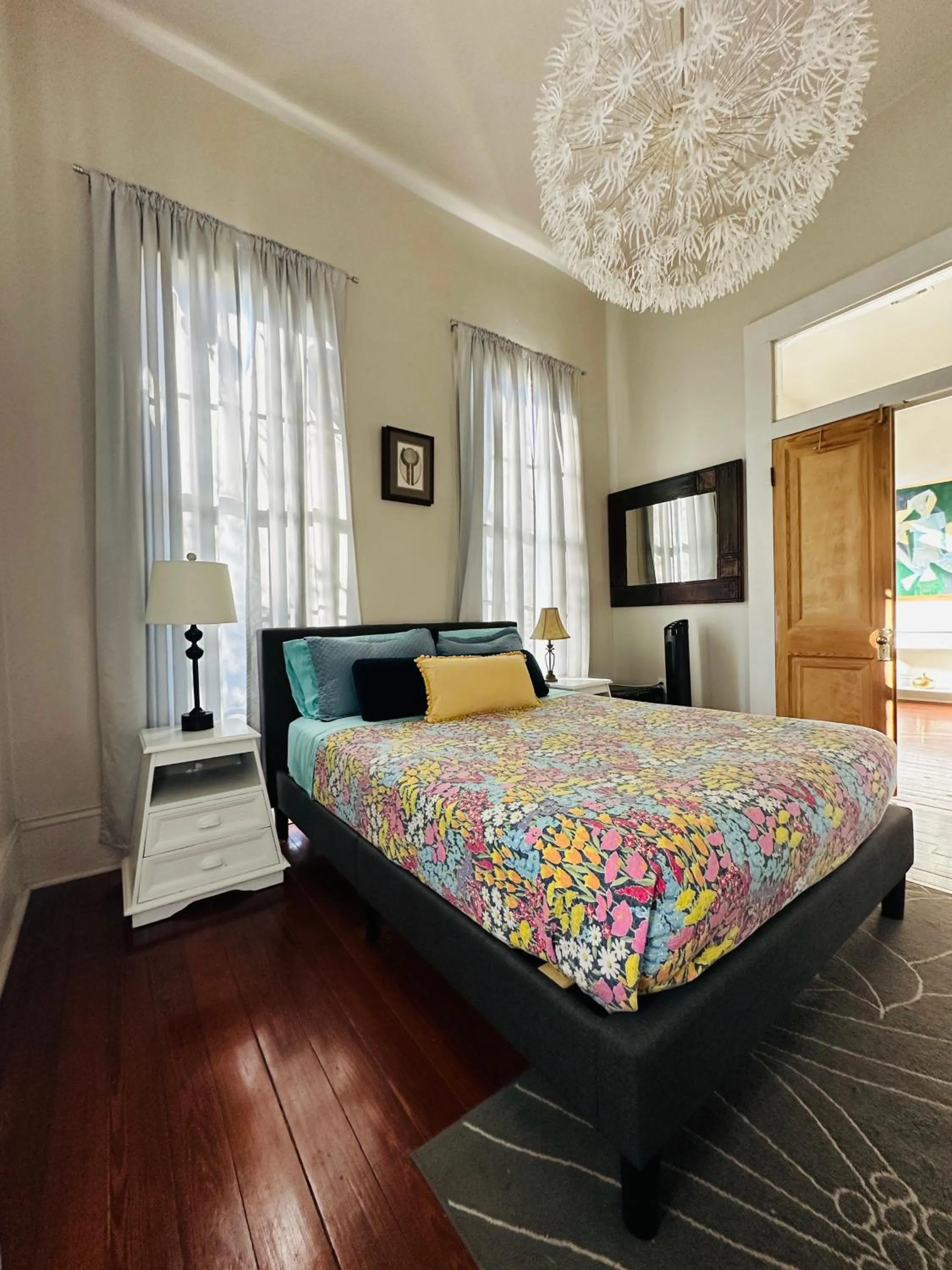 Bed in Creole Cottage Uptown