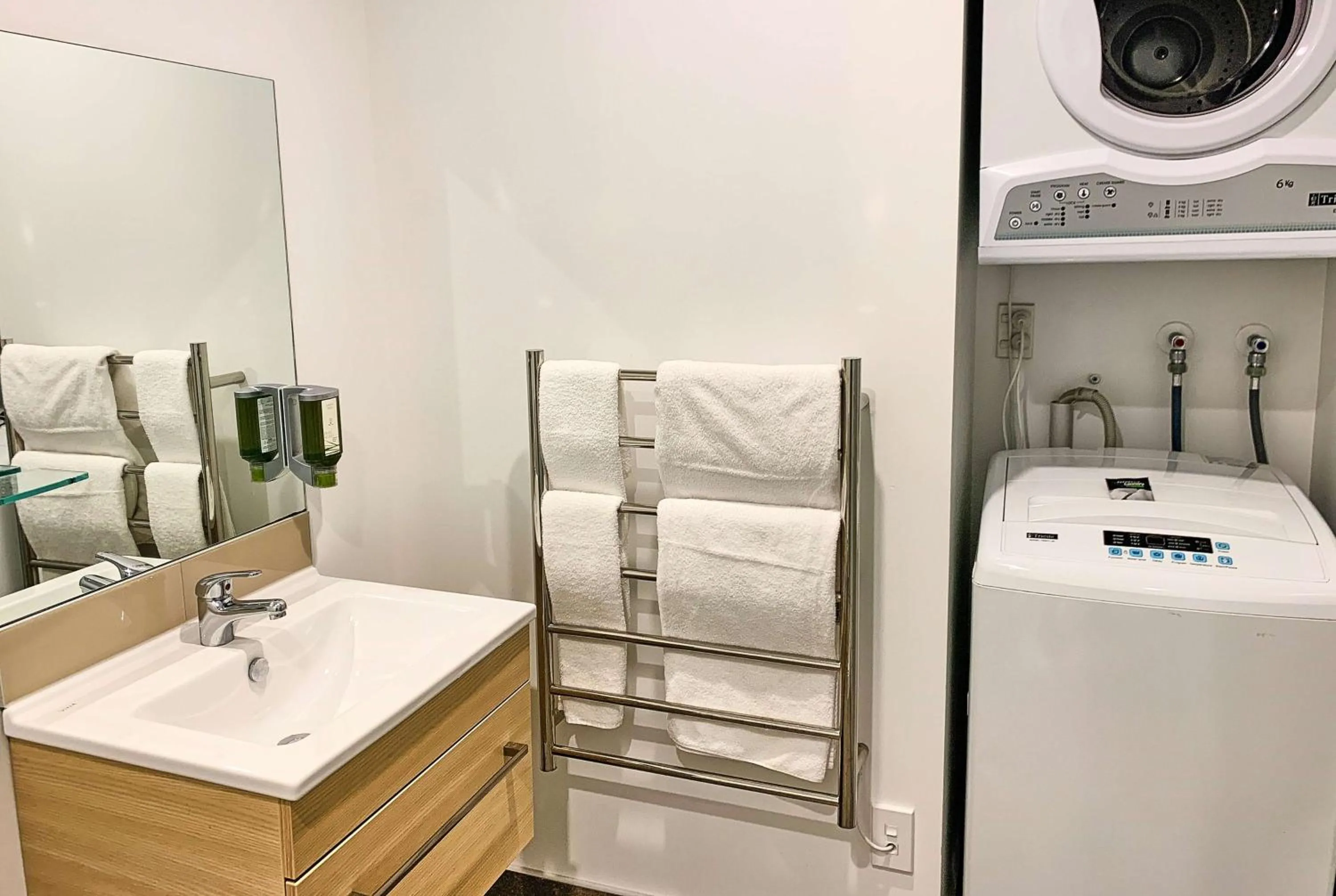 Bathroom in Ramada Suites by Wyndham Albany