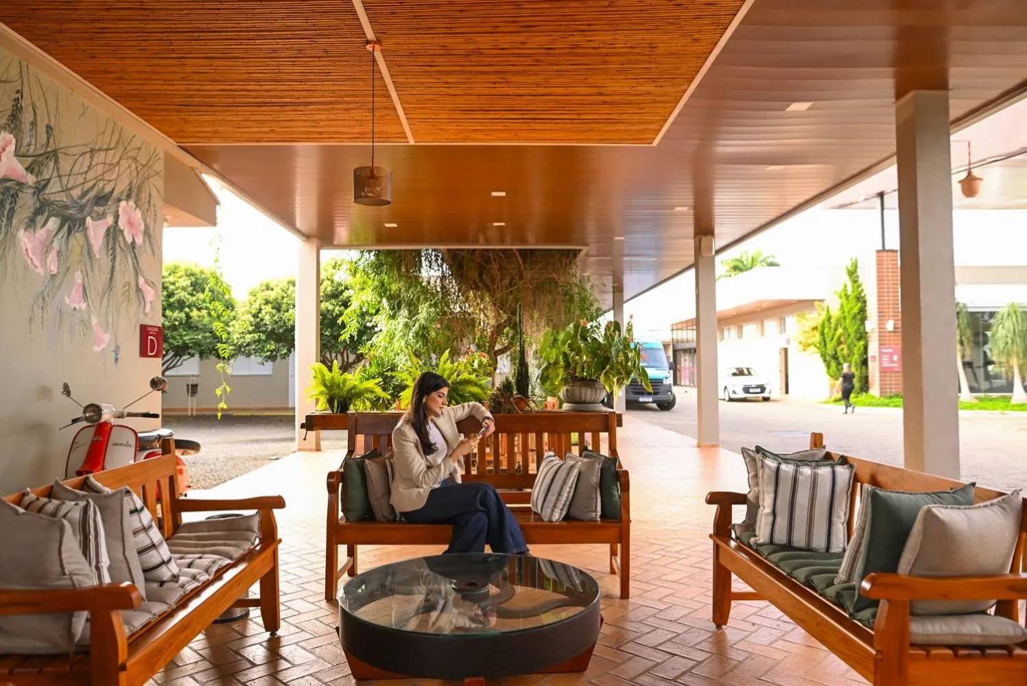 Seating area in Portal Hotel Mogi Mirim