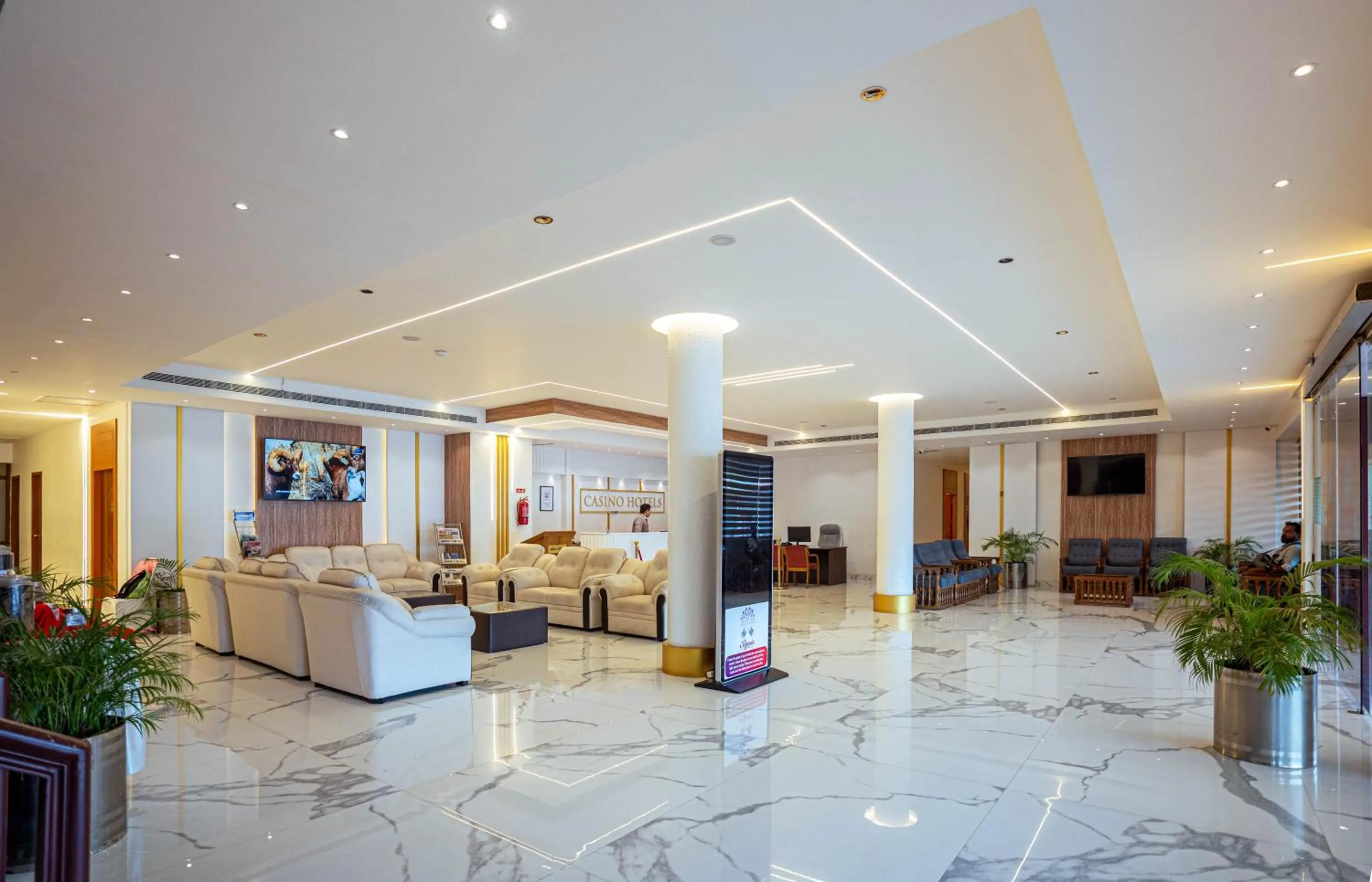Lobby or reception in Casino Hotels Ltd