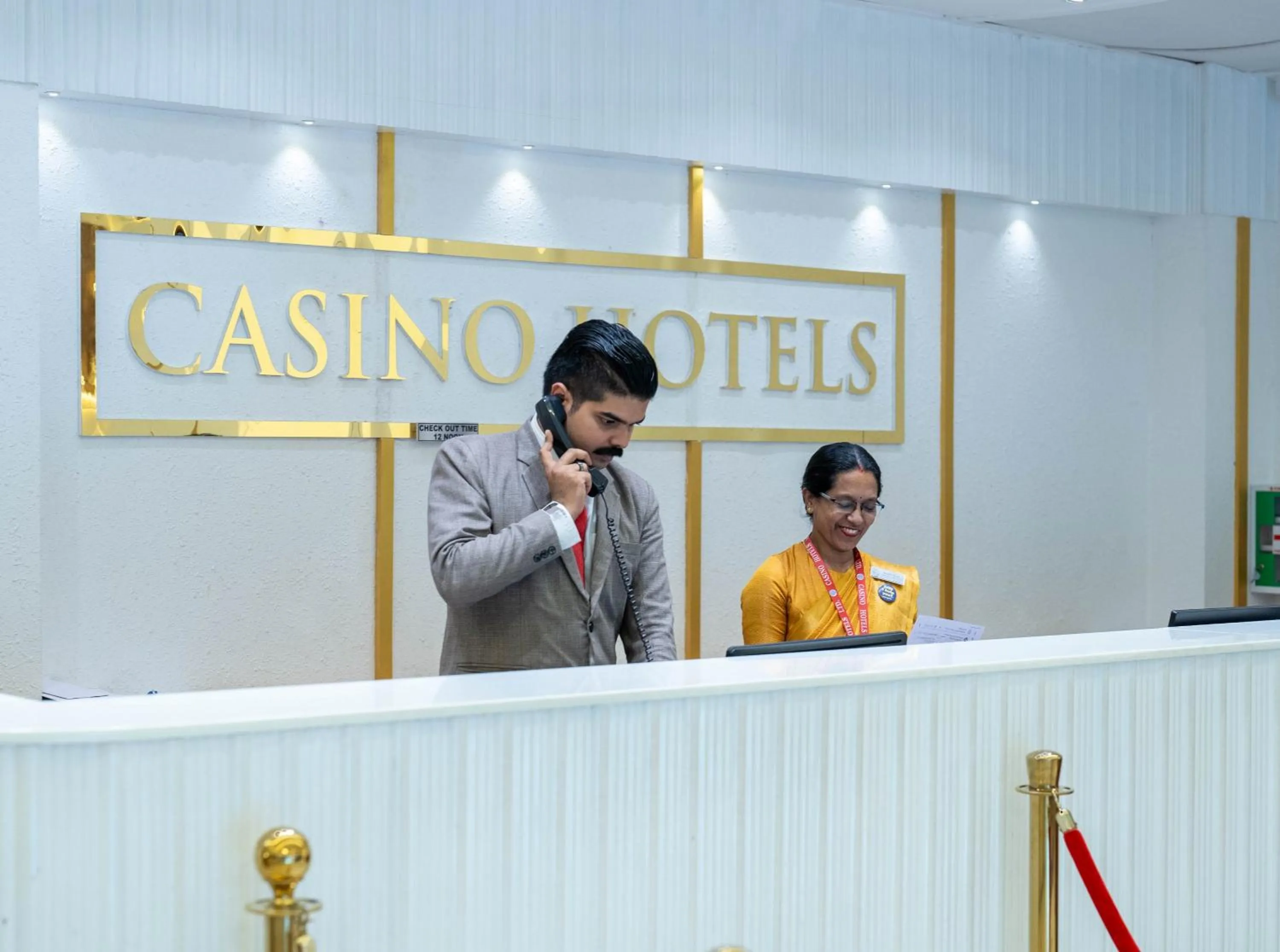 Lobby or reception in Casino Hotels Ltd