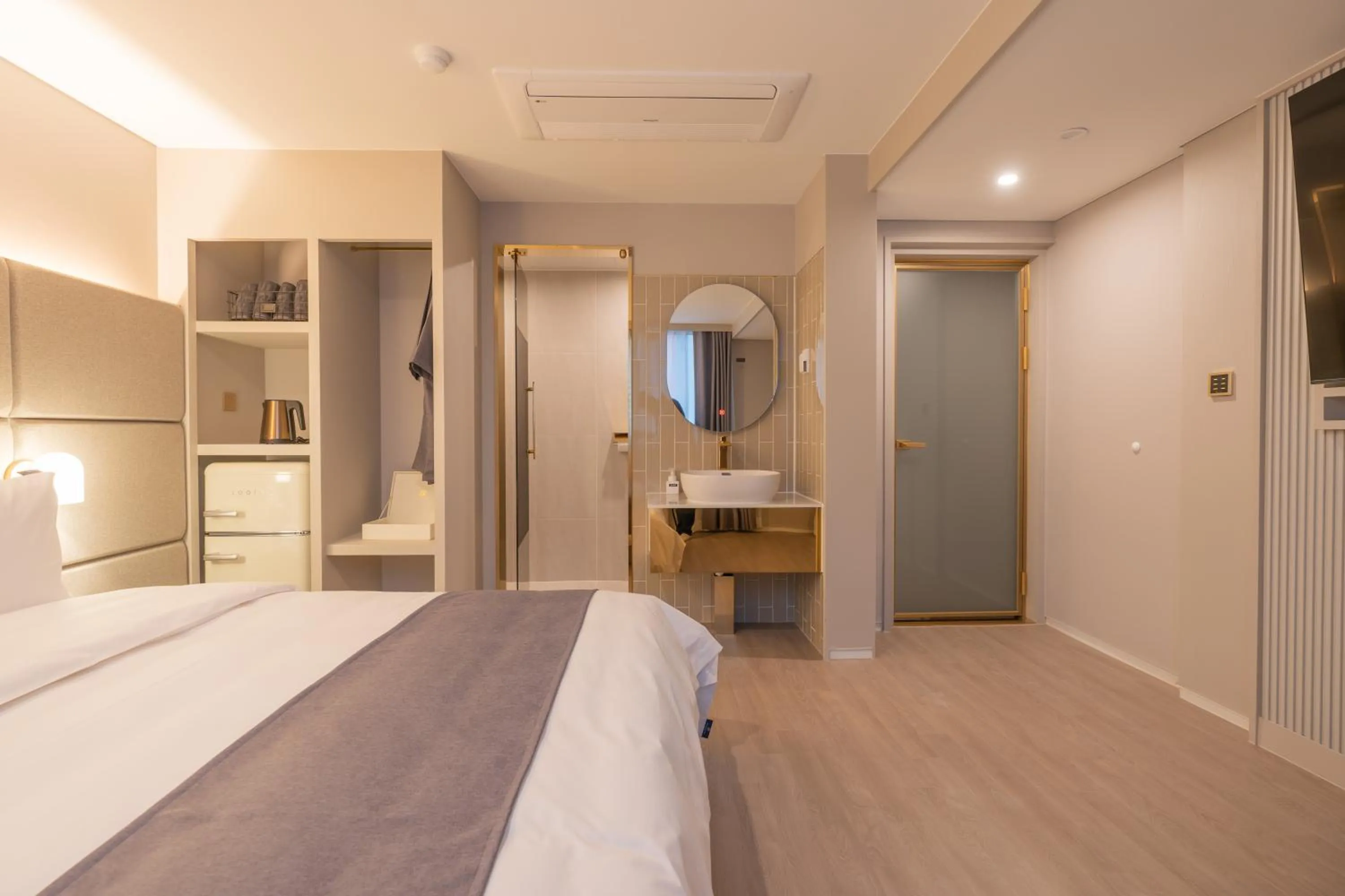 Bed in Denbasta Central Hotel Seomyeon