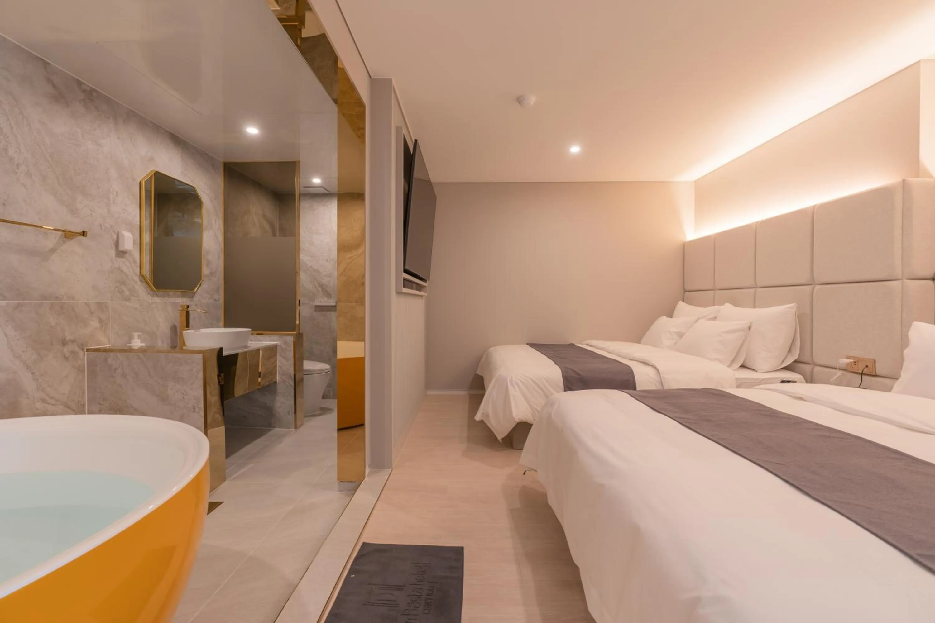 Bed in Denbasta Central Hotel Seomyeon