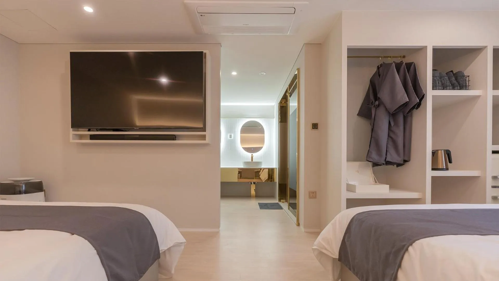 Bed in Denbasta Central Hotel Seomyeon