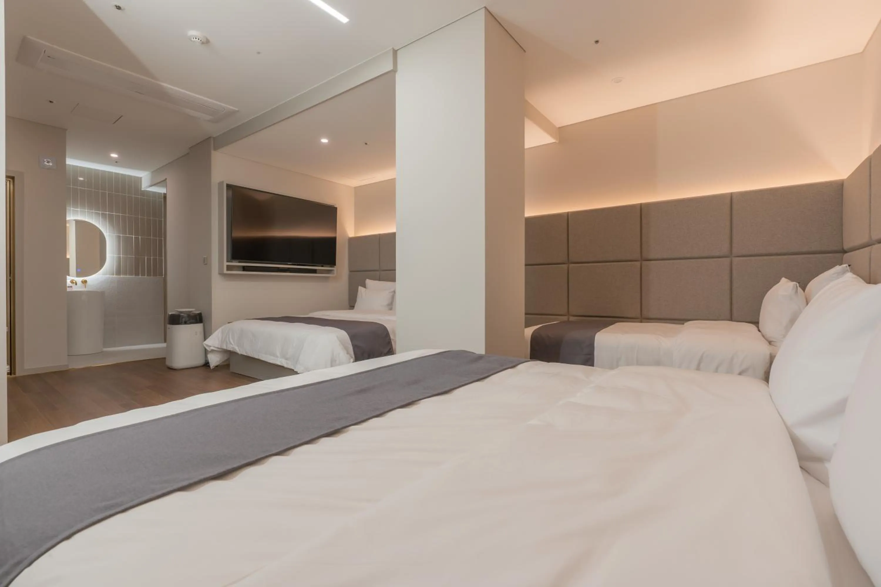 Bed in Denbasta Central Hotel Seomyeon