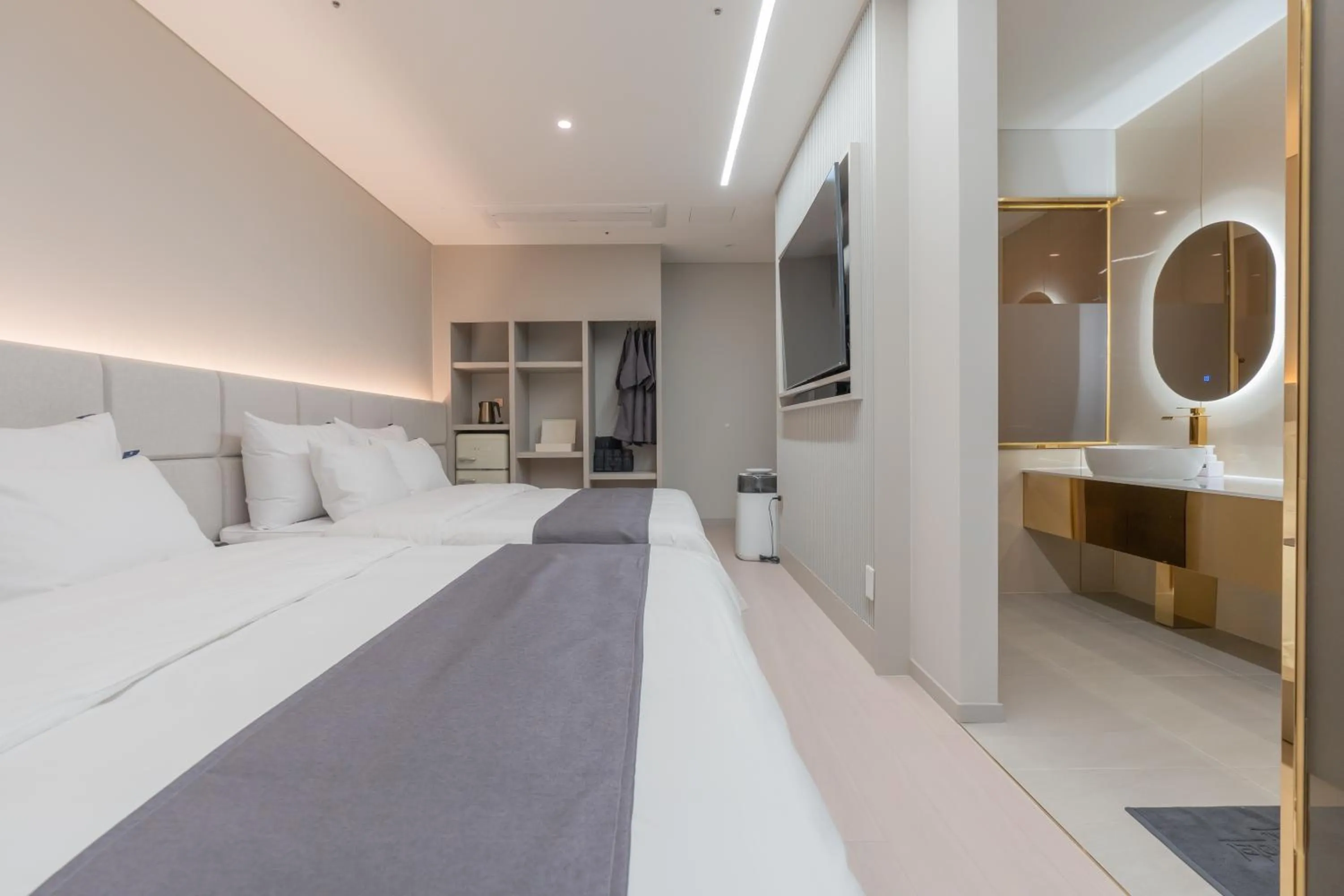 Bed in Denbasta Central Hotel Seomyeon