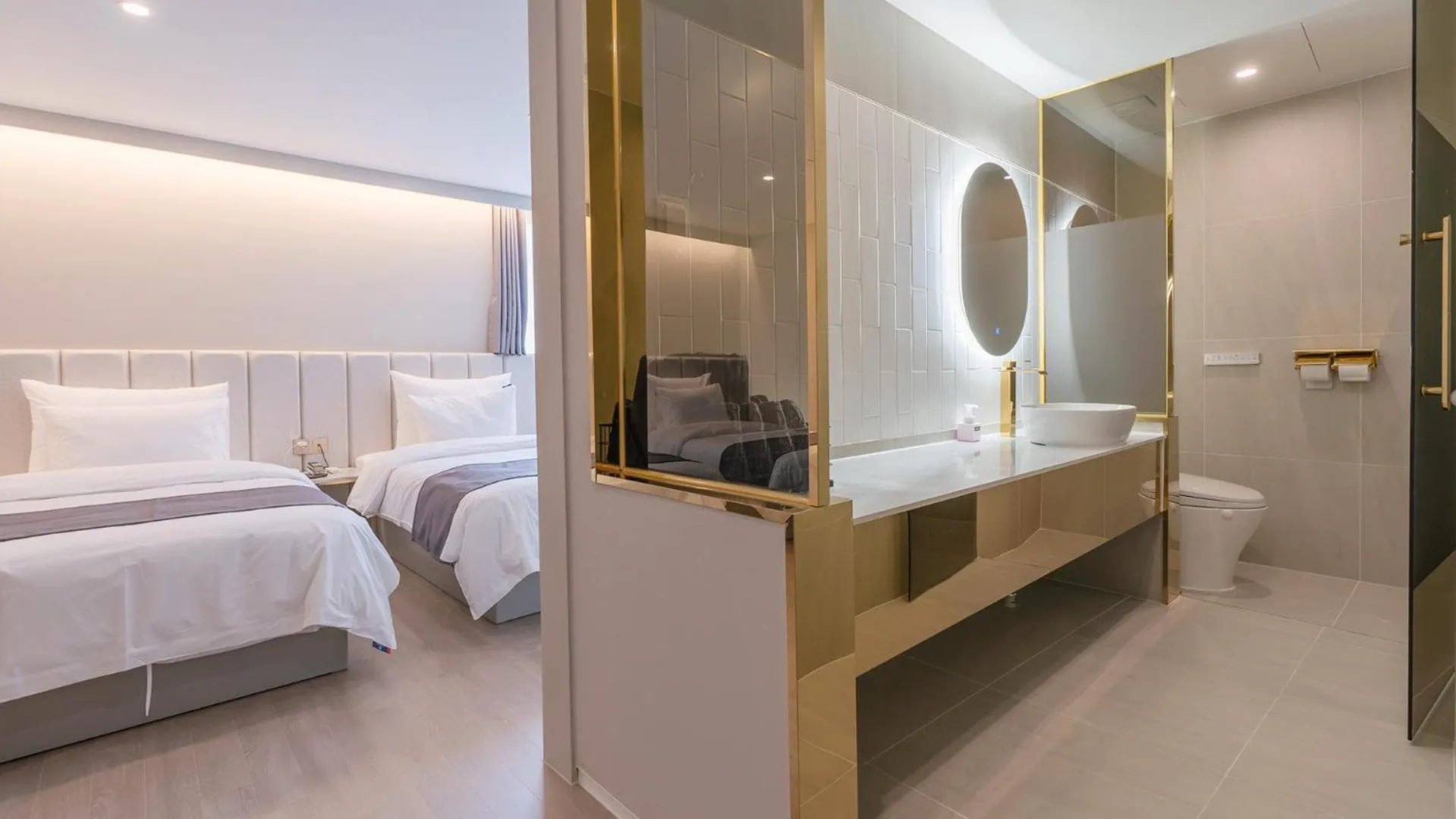 Bed in Denbasta Central Hotel Seomyeon