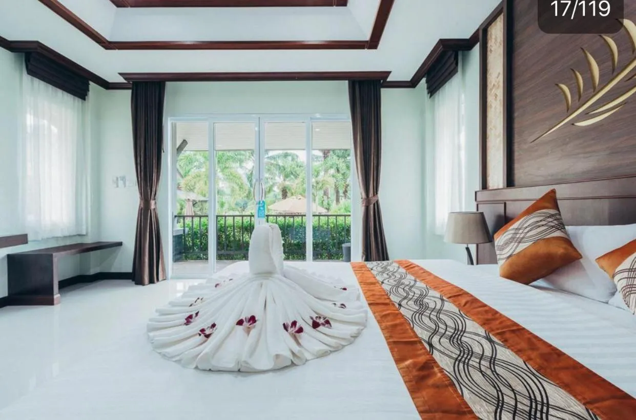 Bed in Palm Kiri Aonang Resort