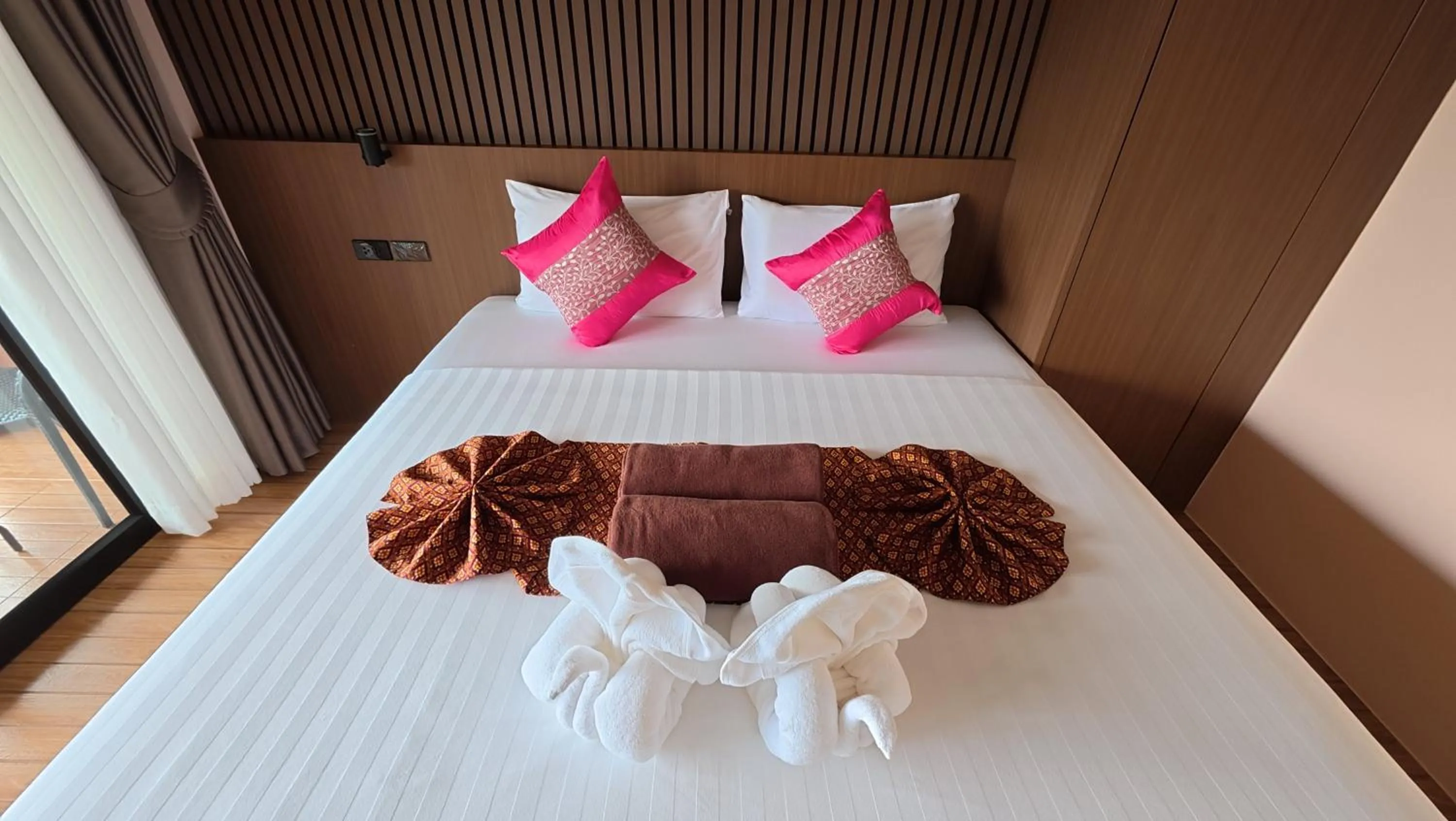 Bed in Palm Kiri Aonang Resort