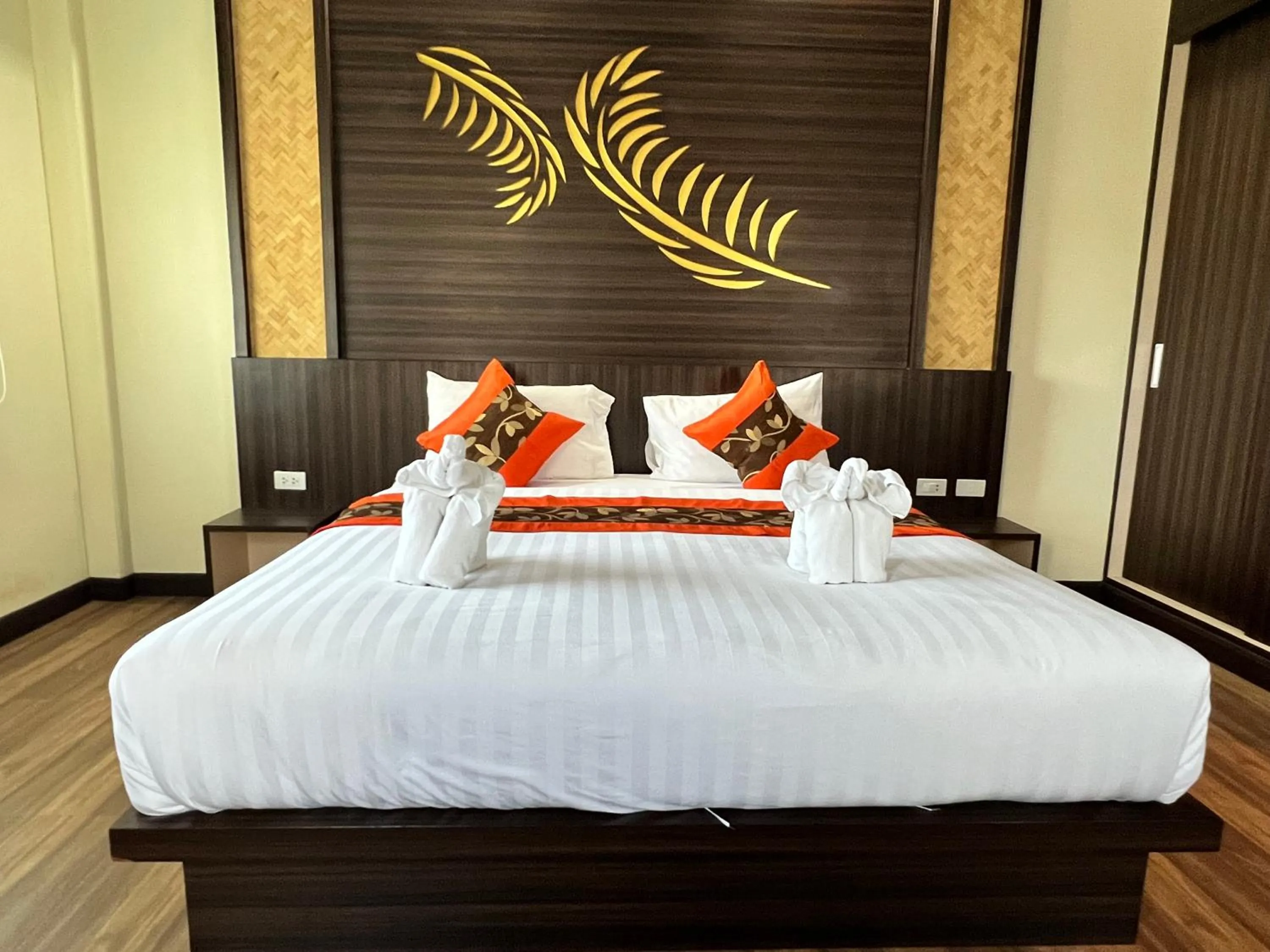 Bed in Palm Kiri Aonang Resort