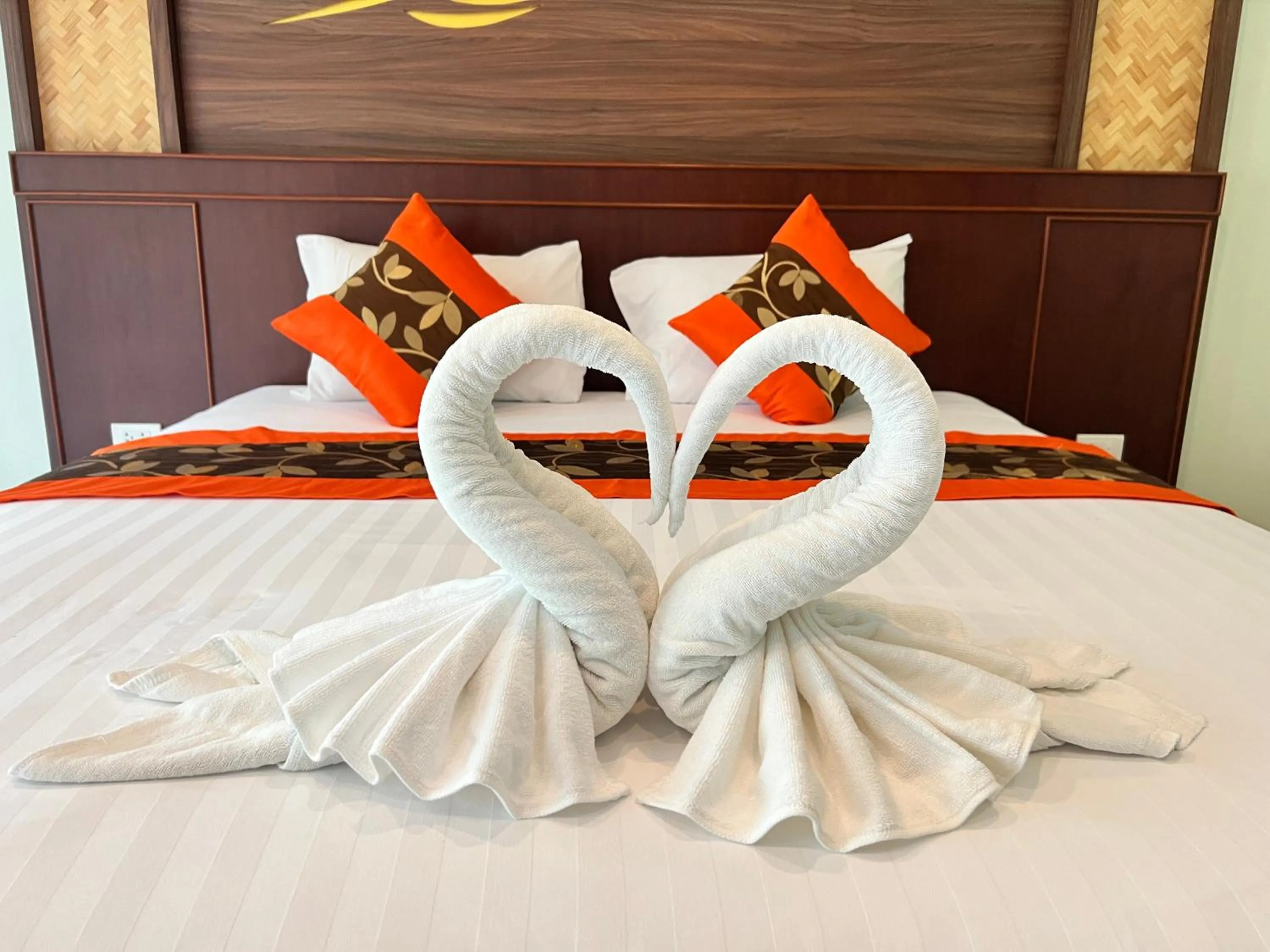 Bed in Palm Kiri Aonang Resort