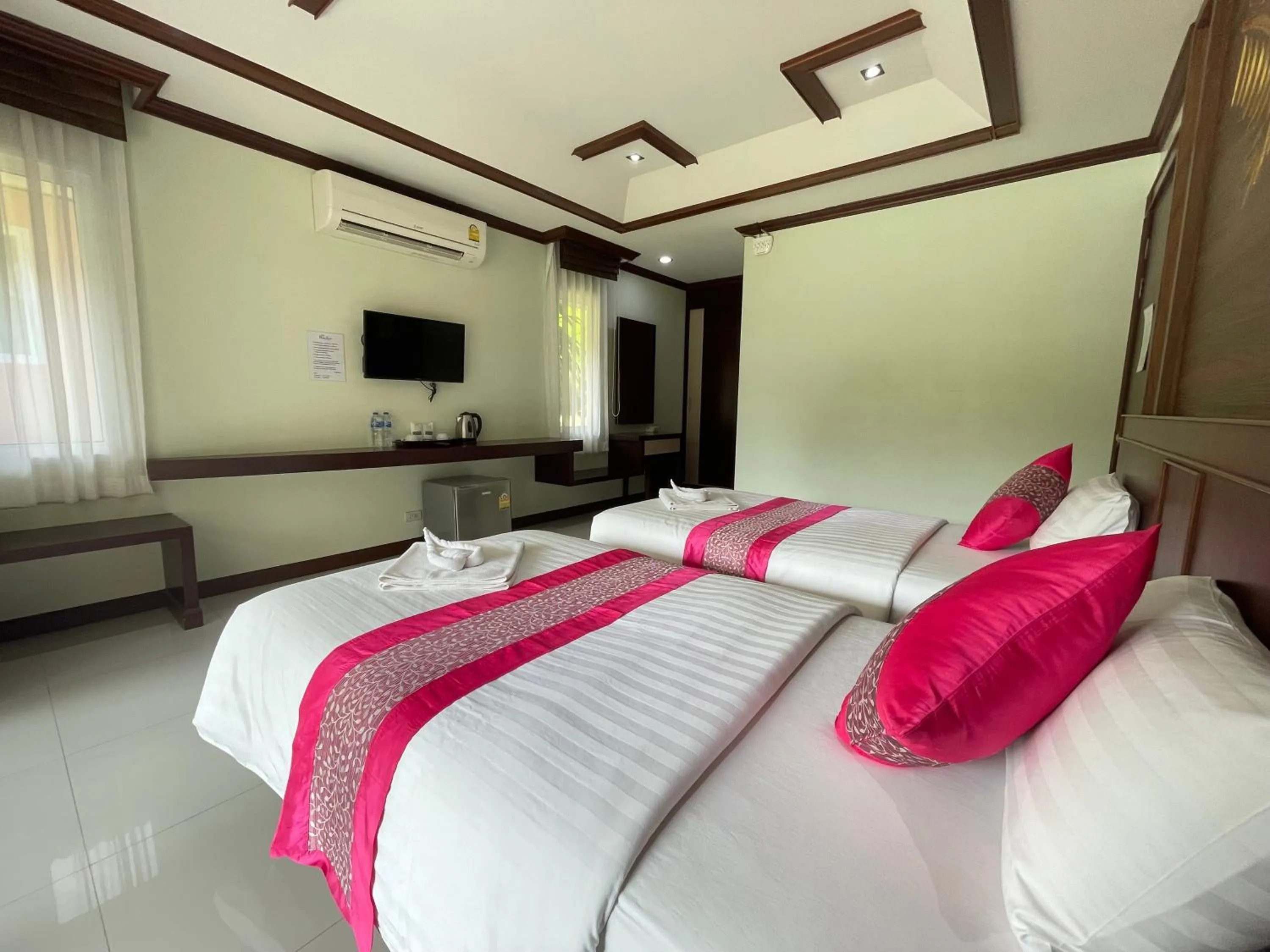 Bed in Palm Kiri Aonang Resort