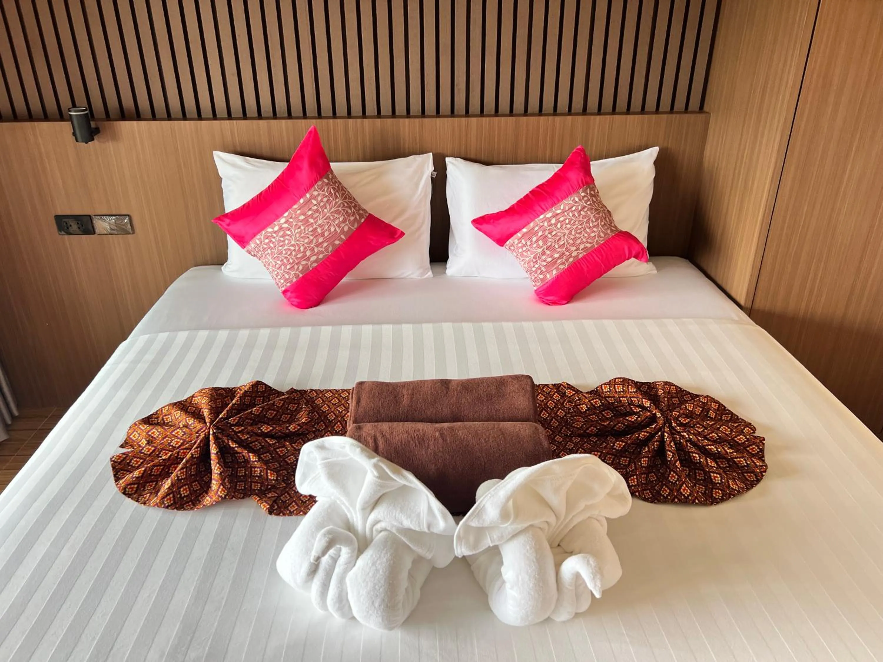 Bed in Palm Kiri Aonang Resort