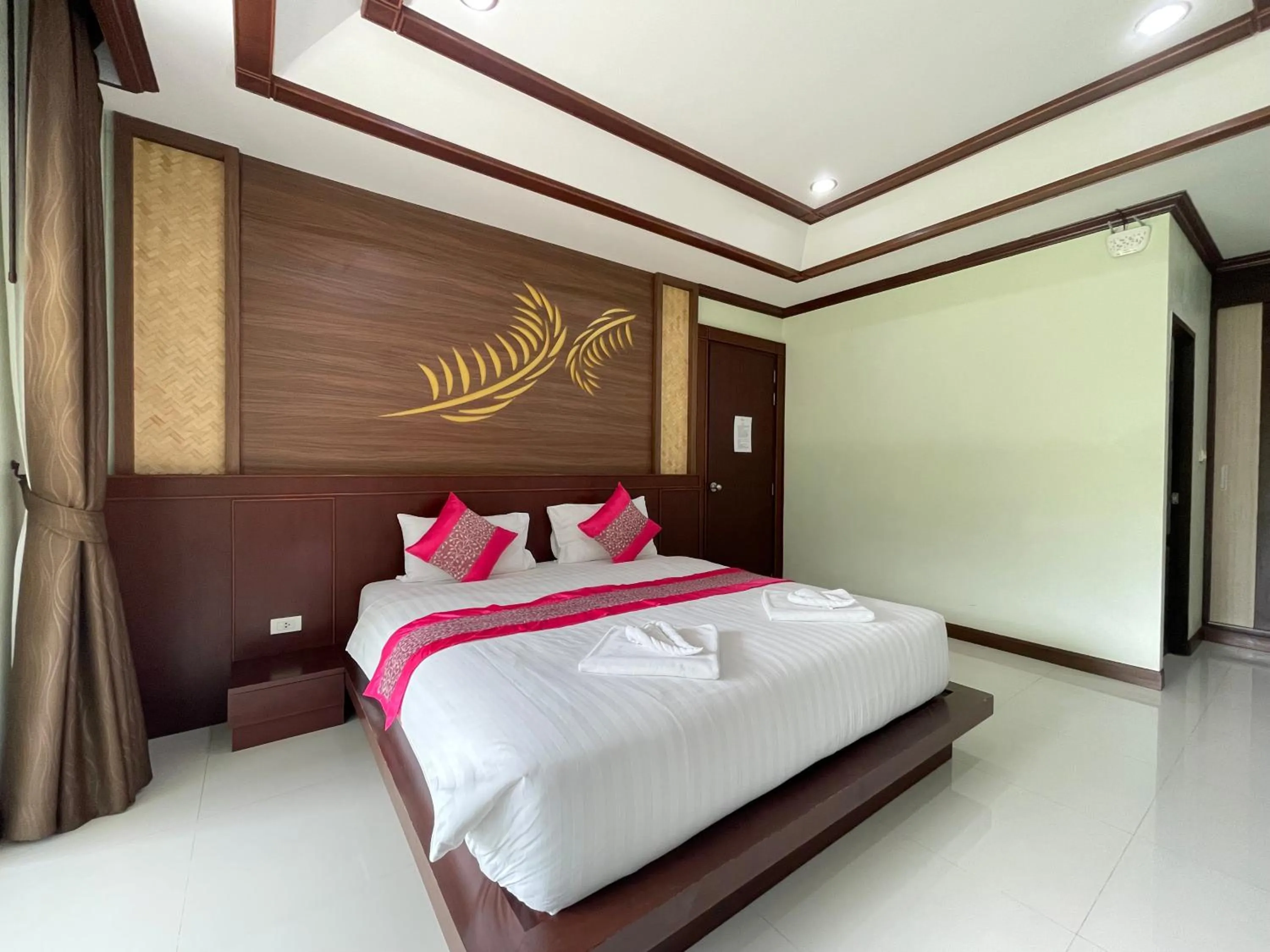 Bed in Palm Kiri Aonang Resort