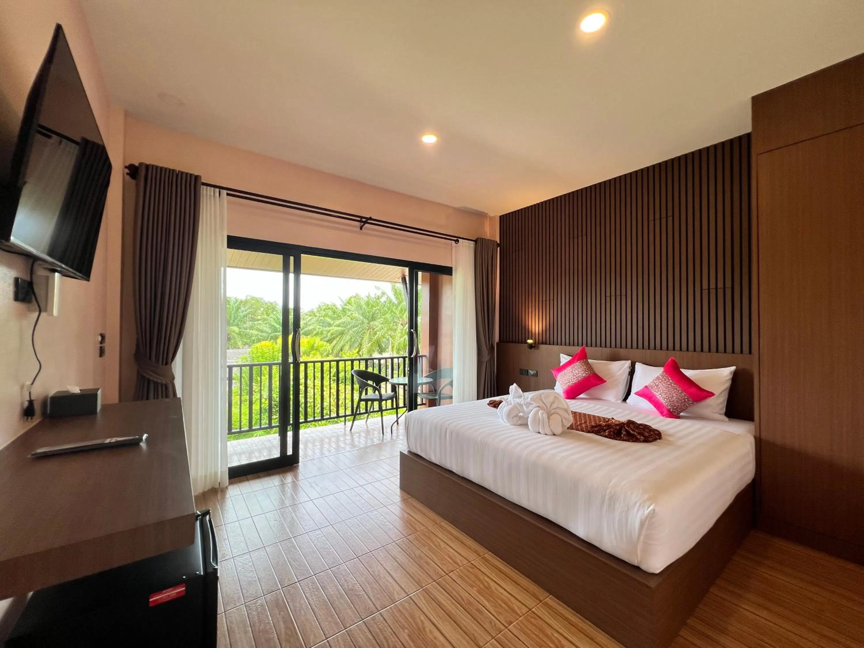 Bed in Palm Kiri Aonang Resort