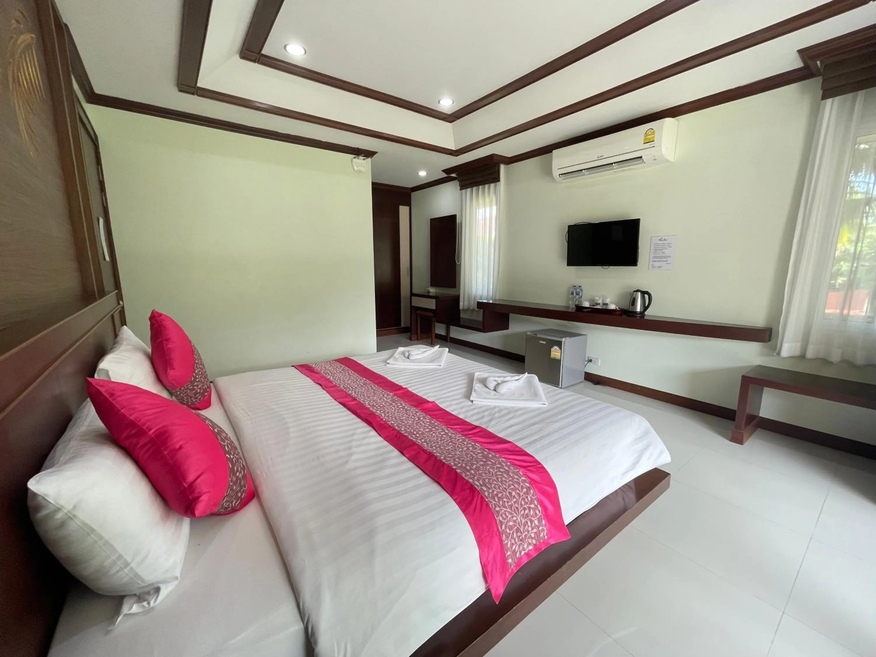 Bed in Palm Kiri Aonang Resort