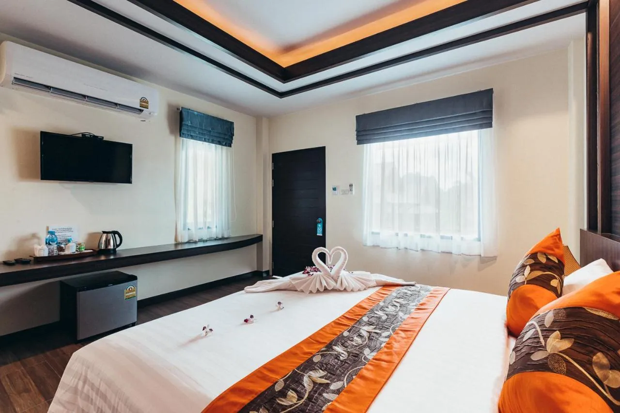 Bed in Palm Kiri Aonang Resort