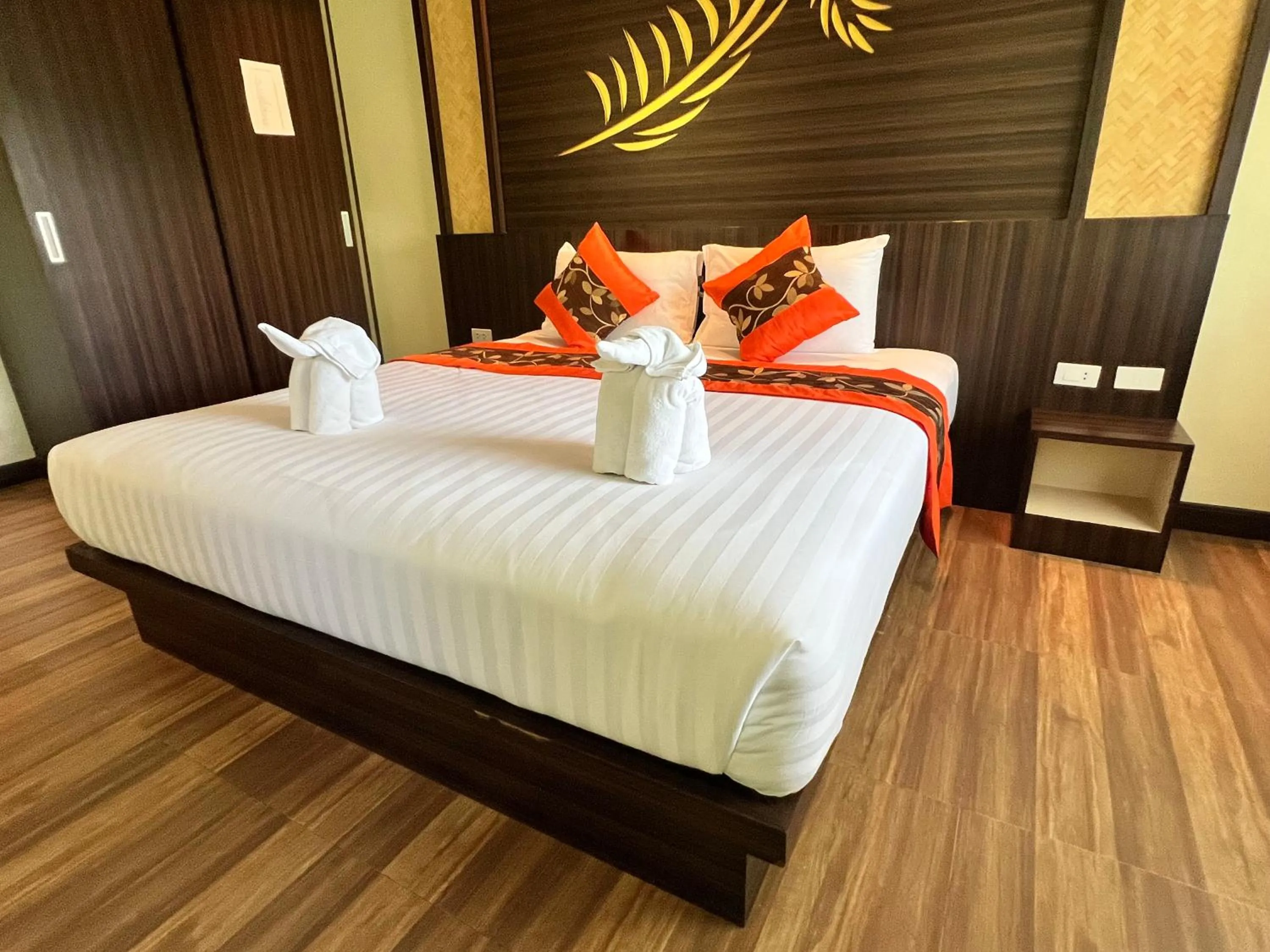 Bed in Palm Kiri Aonang Resort