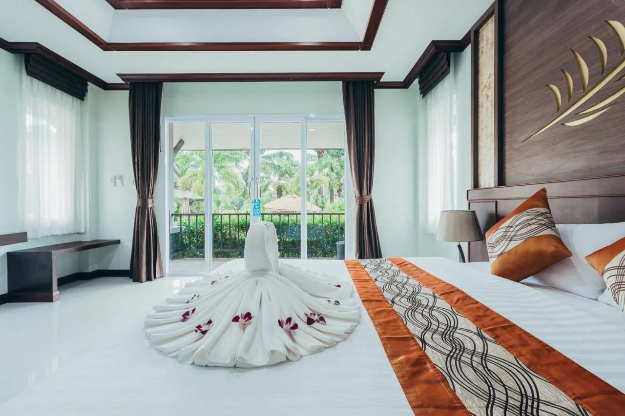 Bed in Palm Kiri Aonang Resort