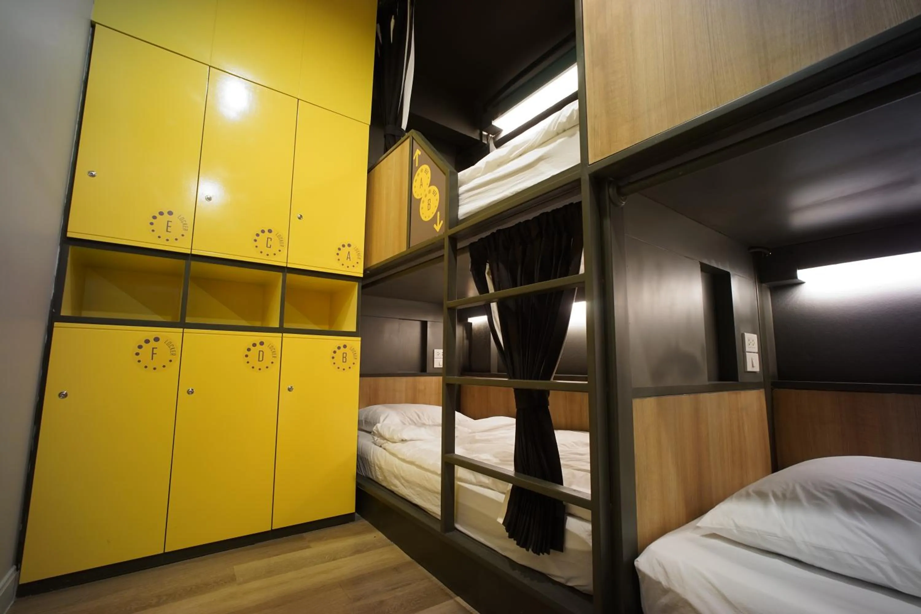 Photo of the whole room, Bed in BRB Hostel Bangkok Silom