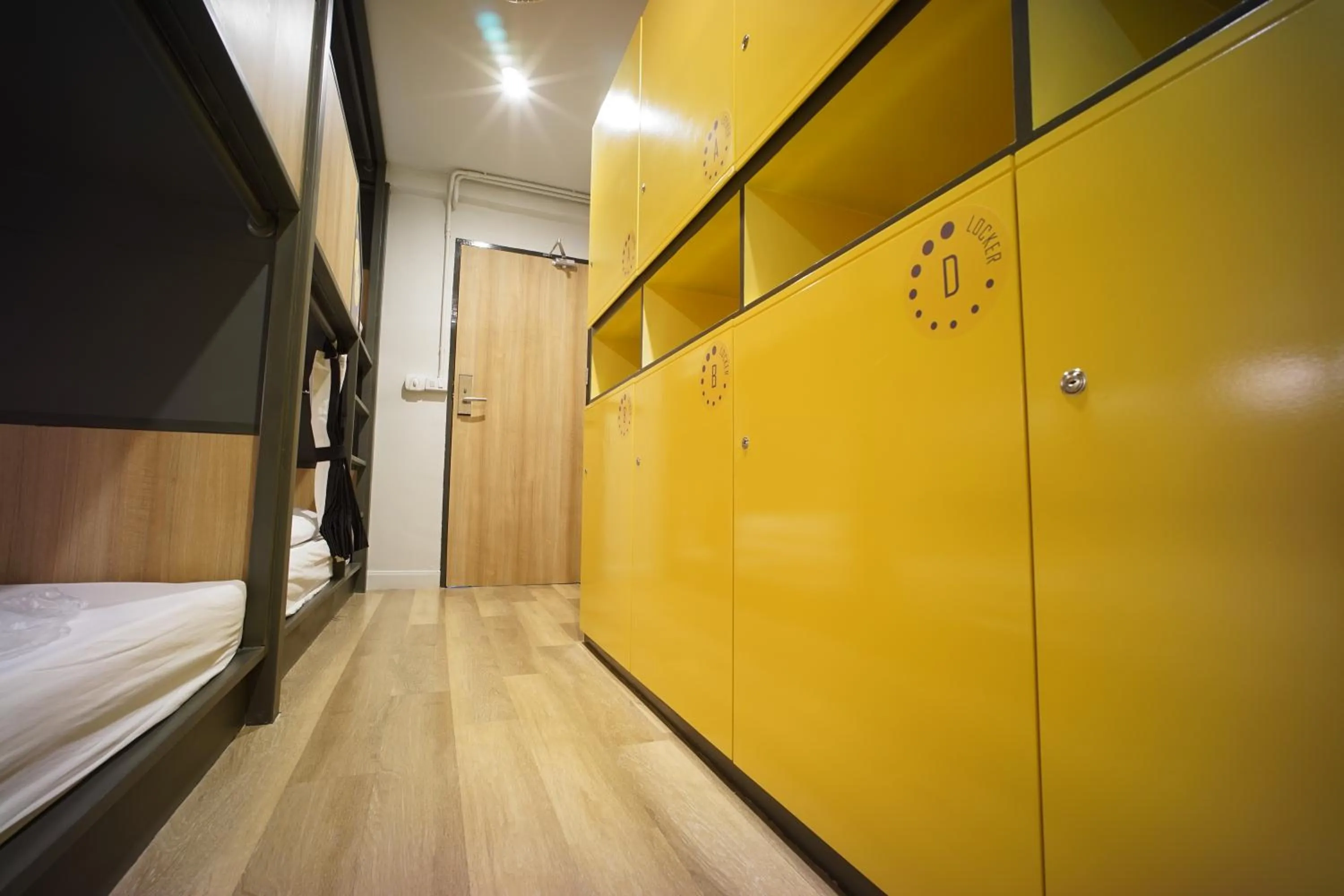 Photo of the whole room, Bed in BRB Hostel Bangkok Silom