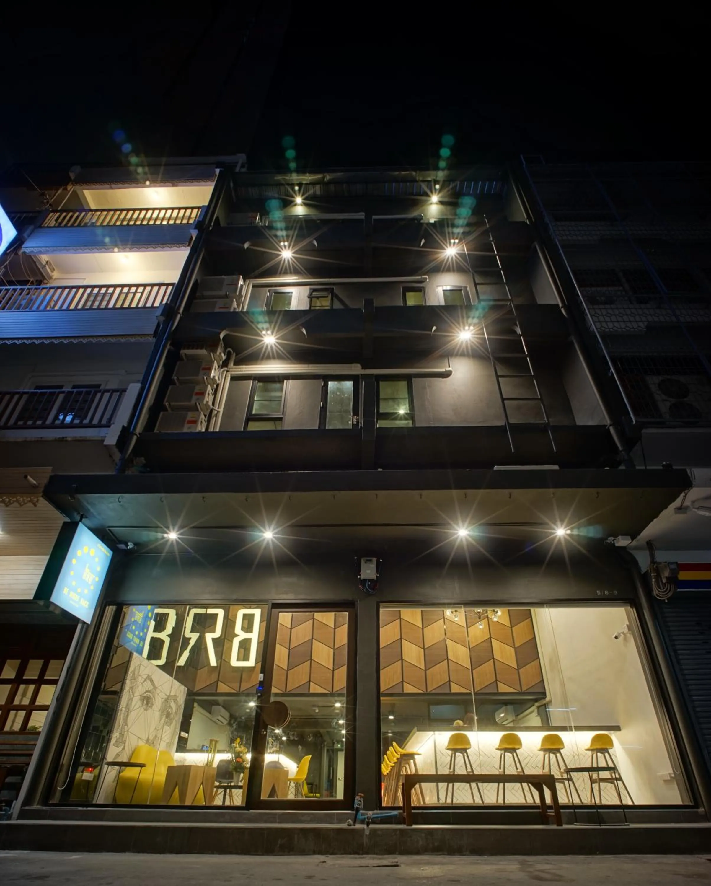 Property building in BRB Hostel Bangkok Silom