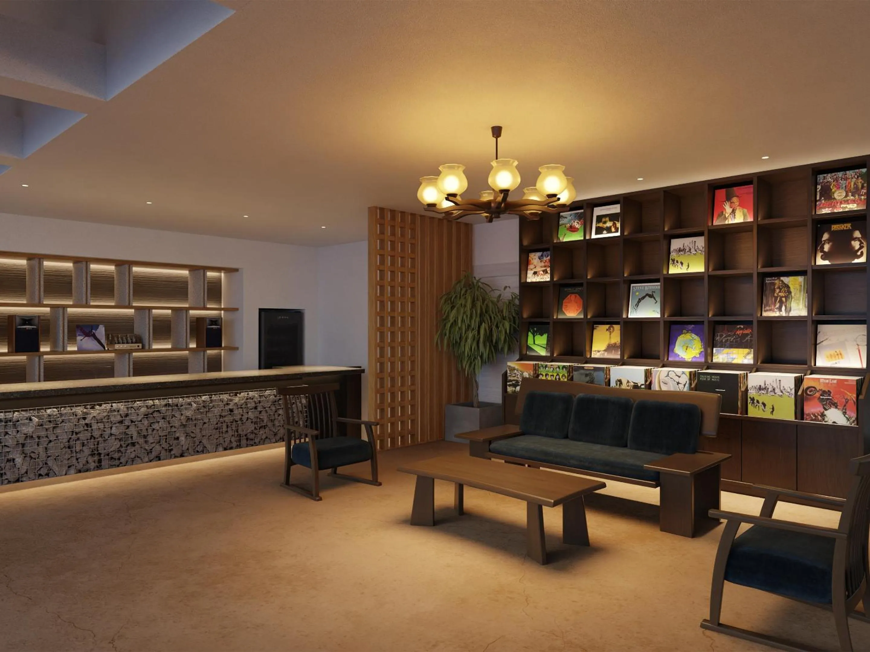 Lounge or bar in IZU RETREAT by Onko Chishin