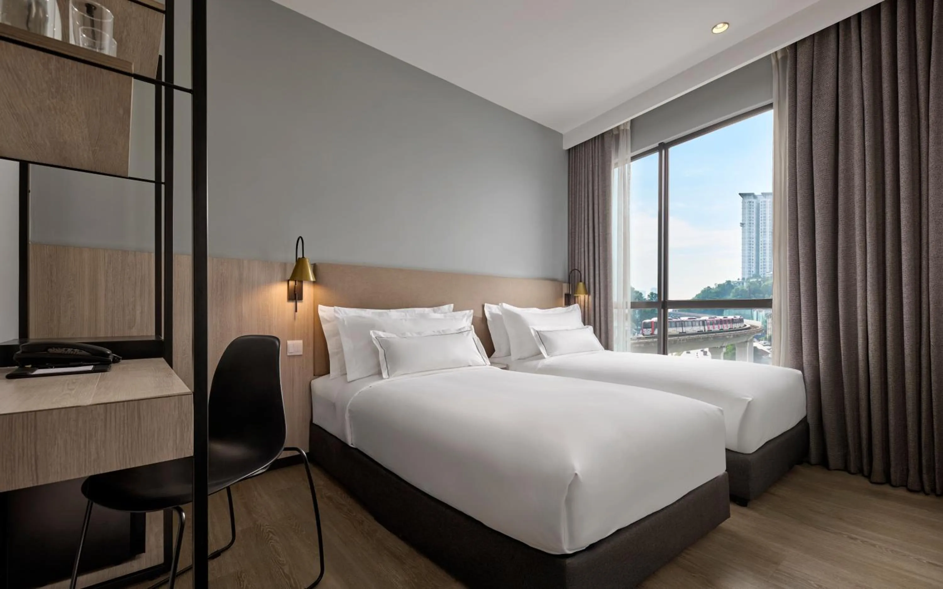 Bed in AC Hotel by Marriott Puchong