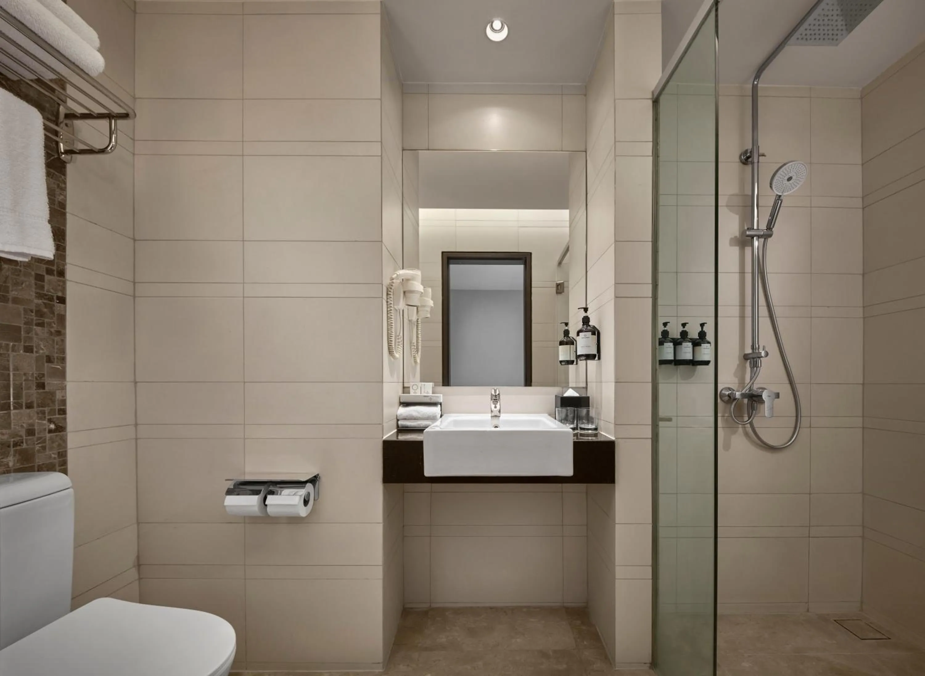 Shower in AC Hotel by Marriott Puchong