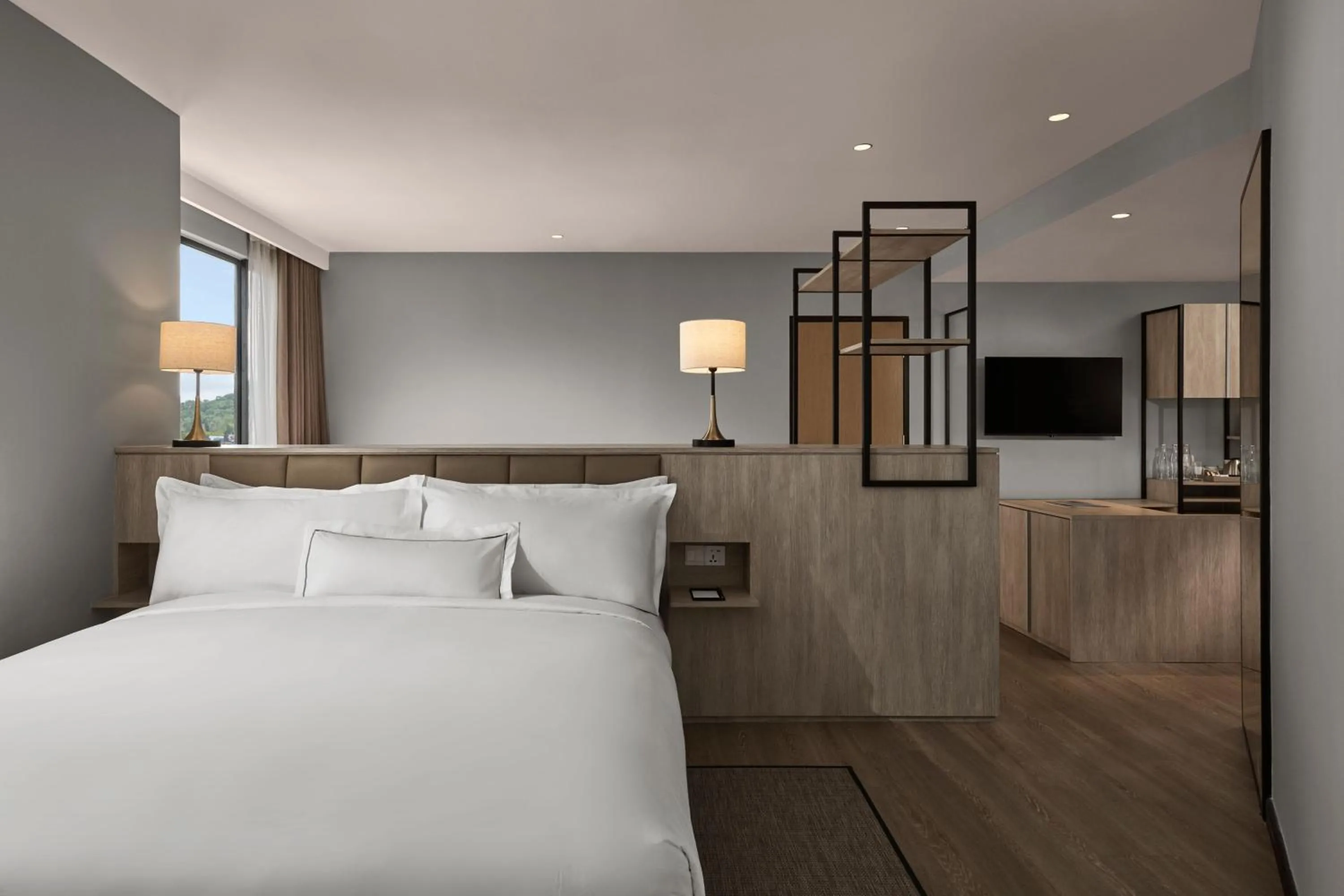 Bed in AC Hotel by Marriott Puchong