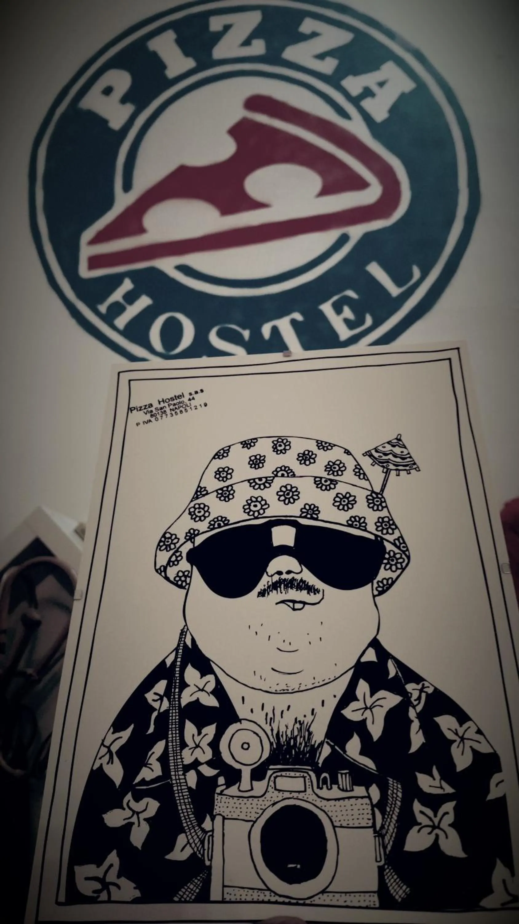 Communal kitchen in Naples Pizza Hostel