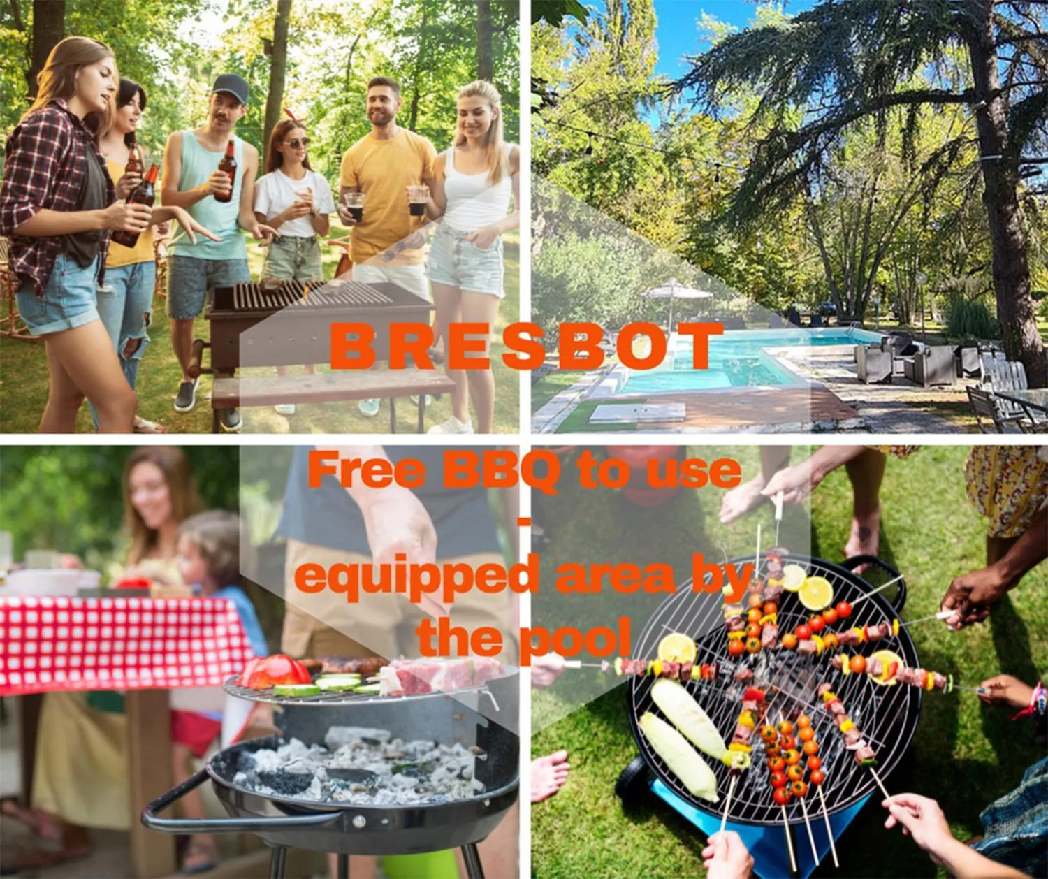 BBQ facilities in Bresbot B&B