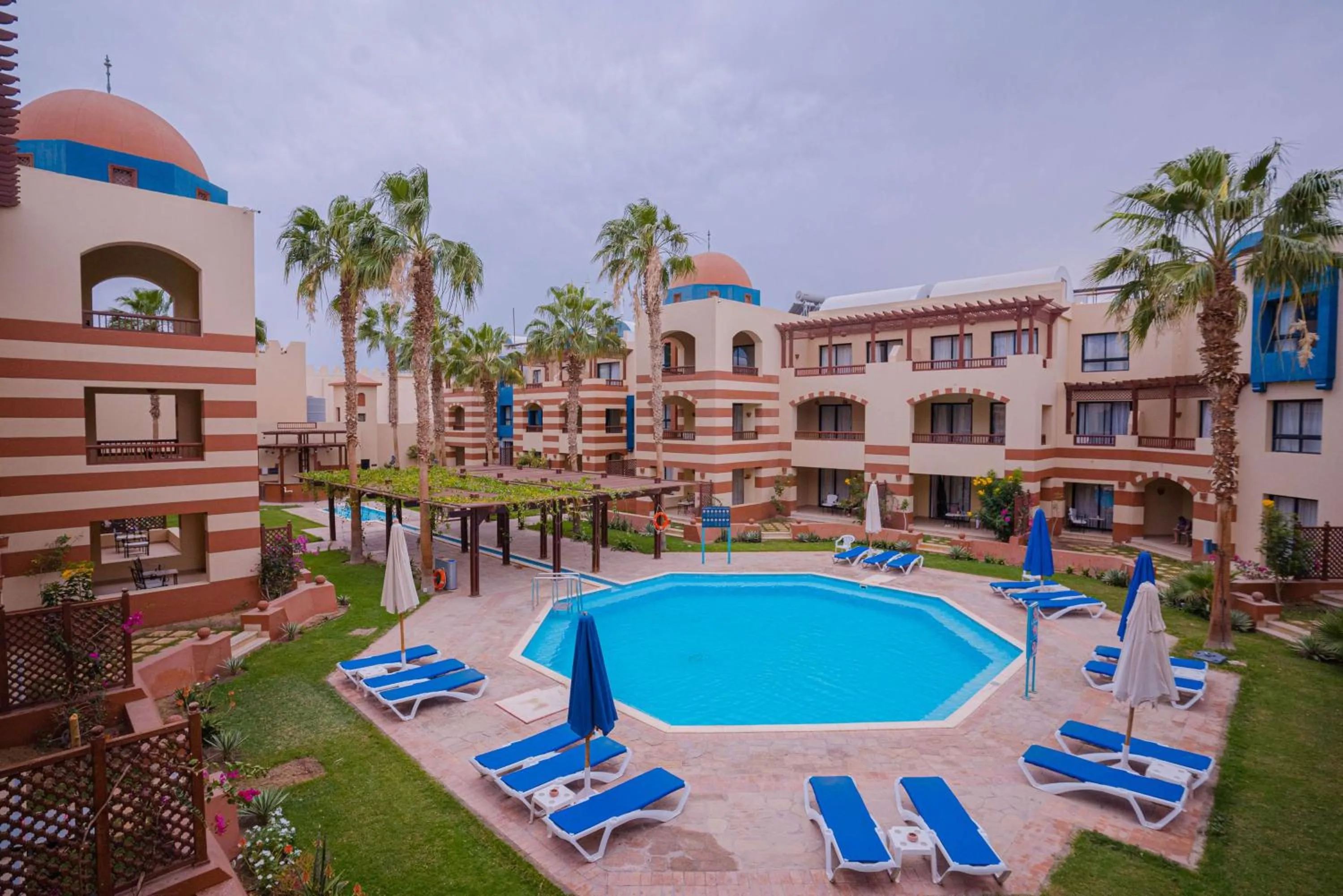 Pool view in Marina Resort Port Ghalib, a member of Radisson Individuals