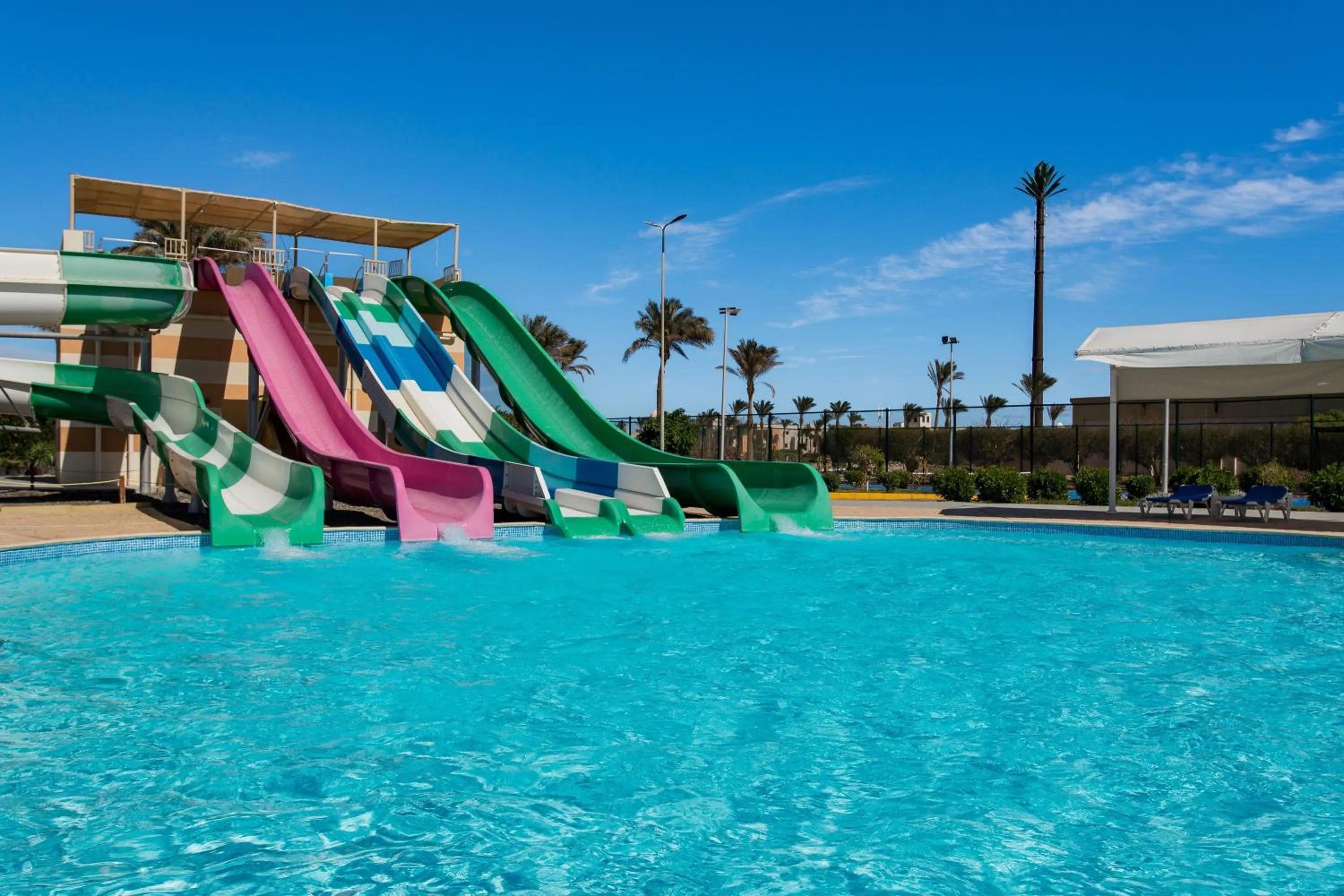 Aqua park in Marina Resort Port Ghalib, a member of Radisson Individuals