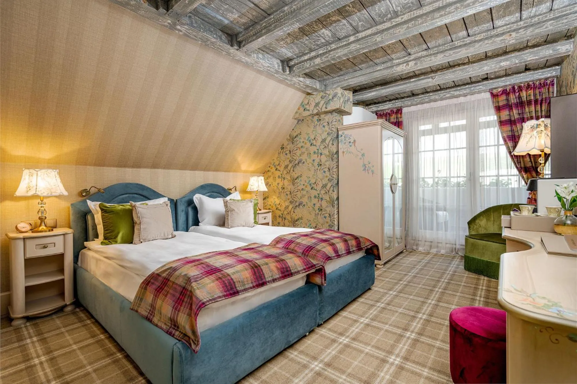 Bed in Casa Timiș - Wellness & Spa Resort