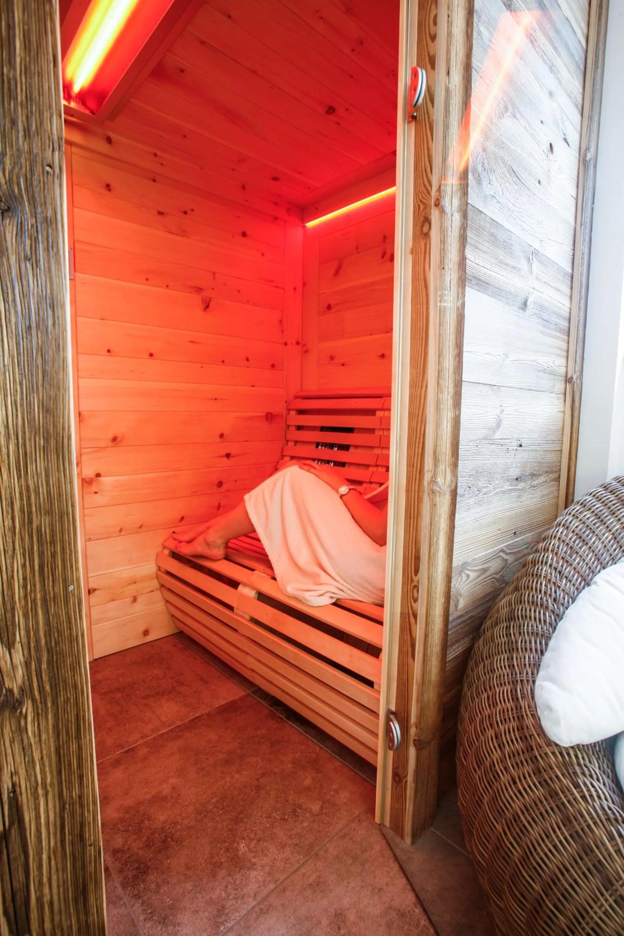 Sauna, Bed in Garnì & Wellness Anderle