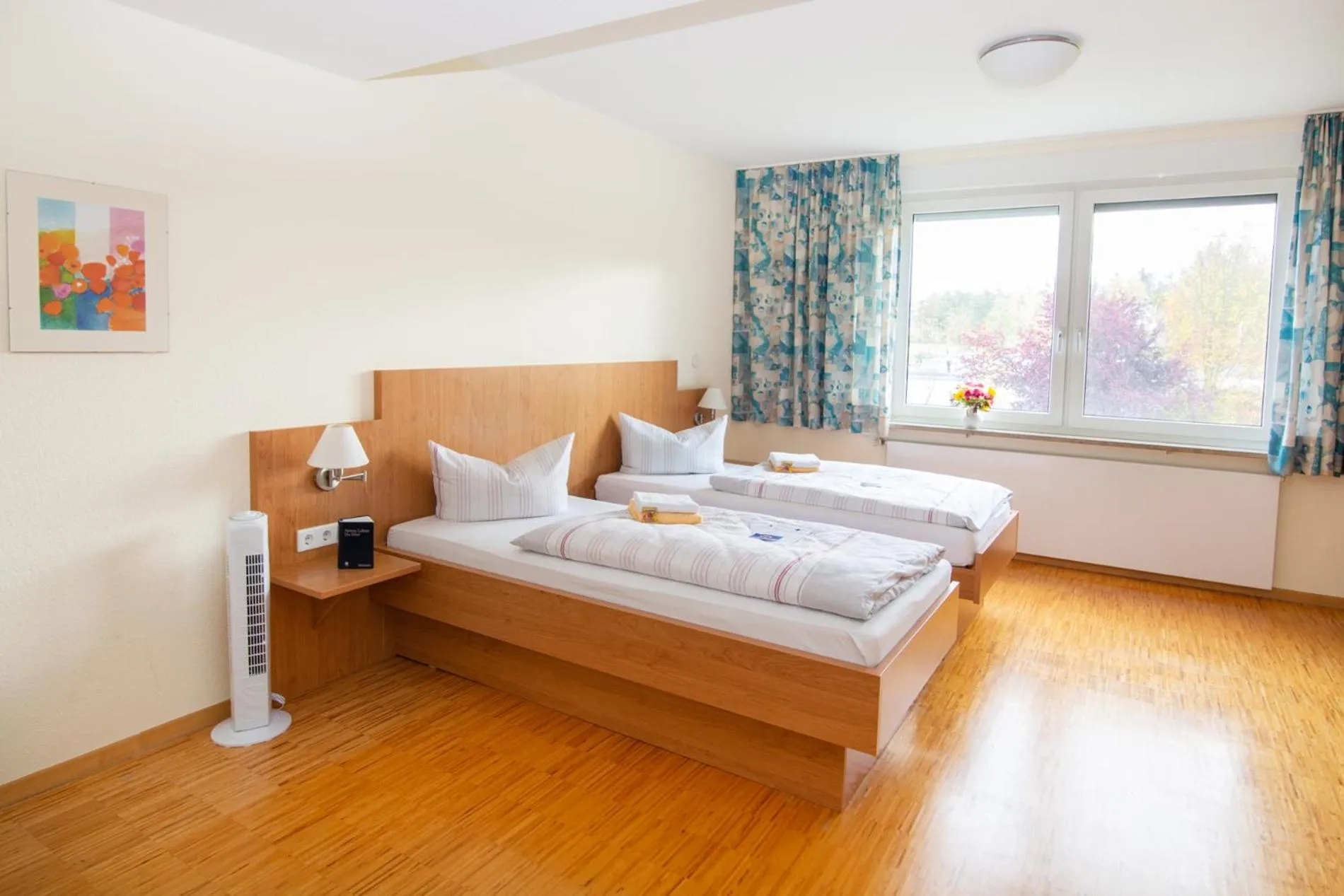 Bed in Das Gästehaus Puschendorf