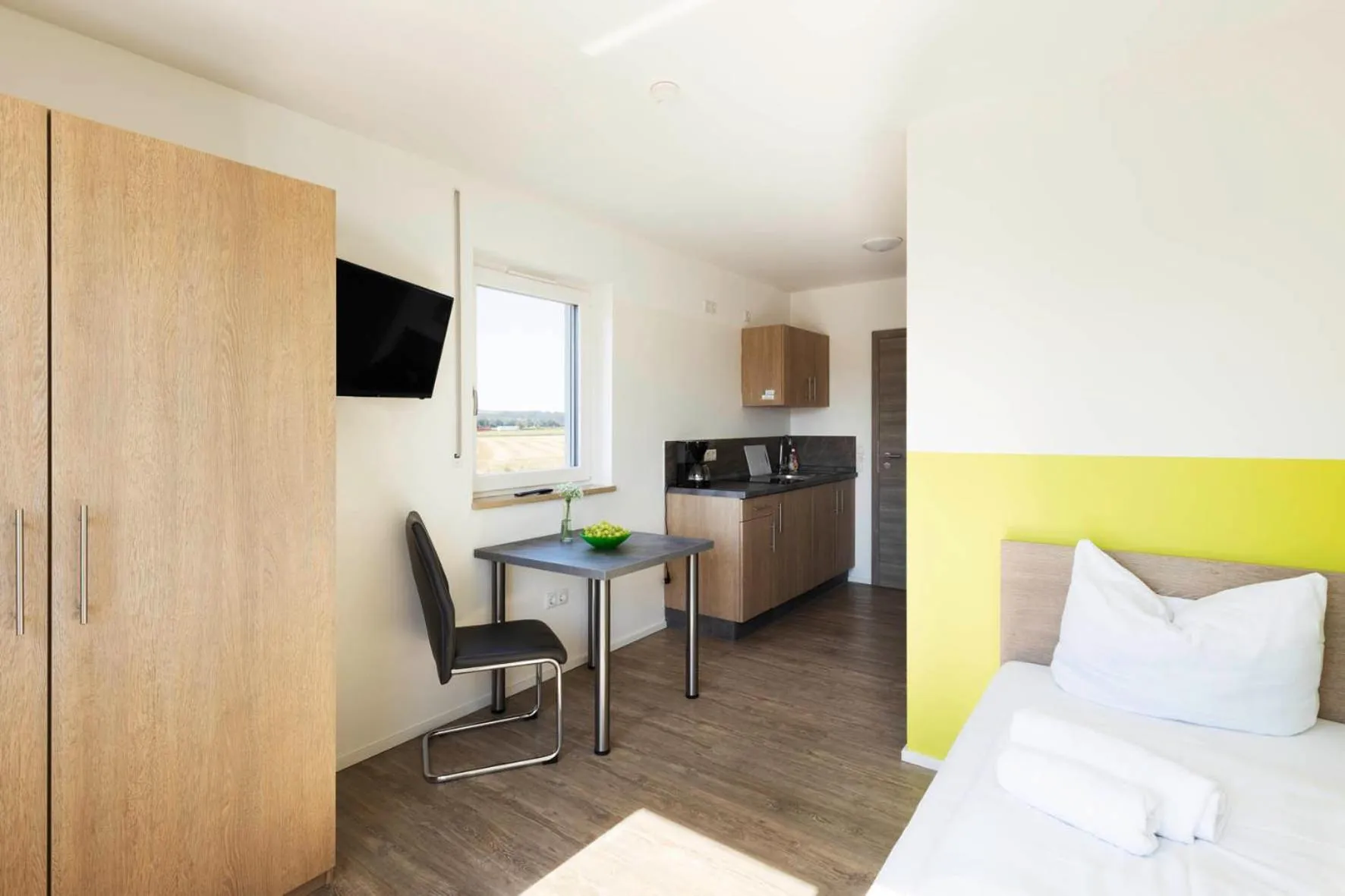 Bed in Green Guest House