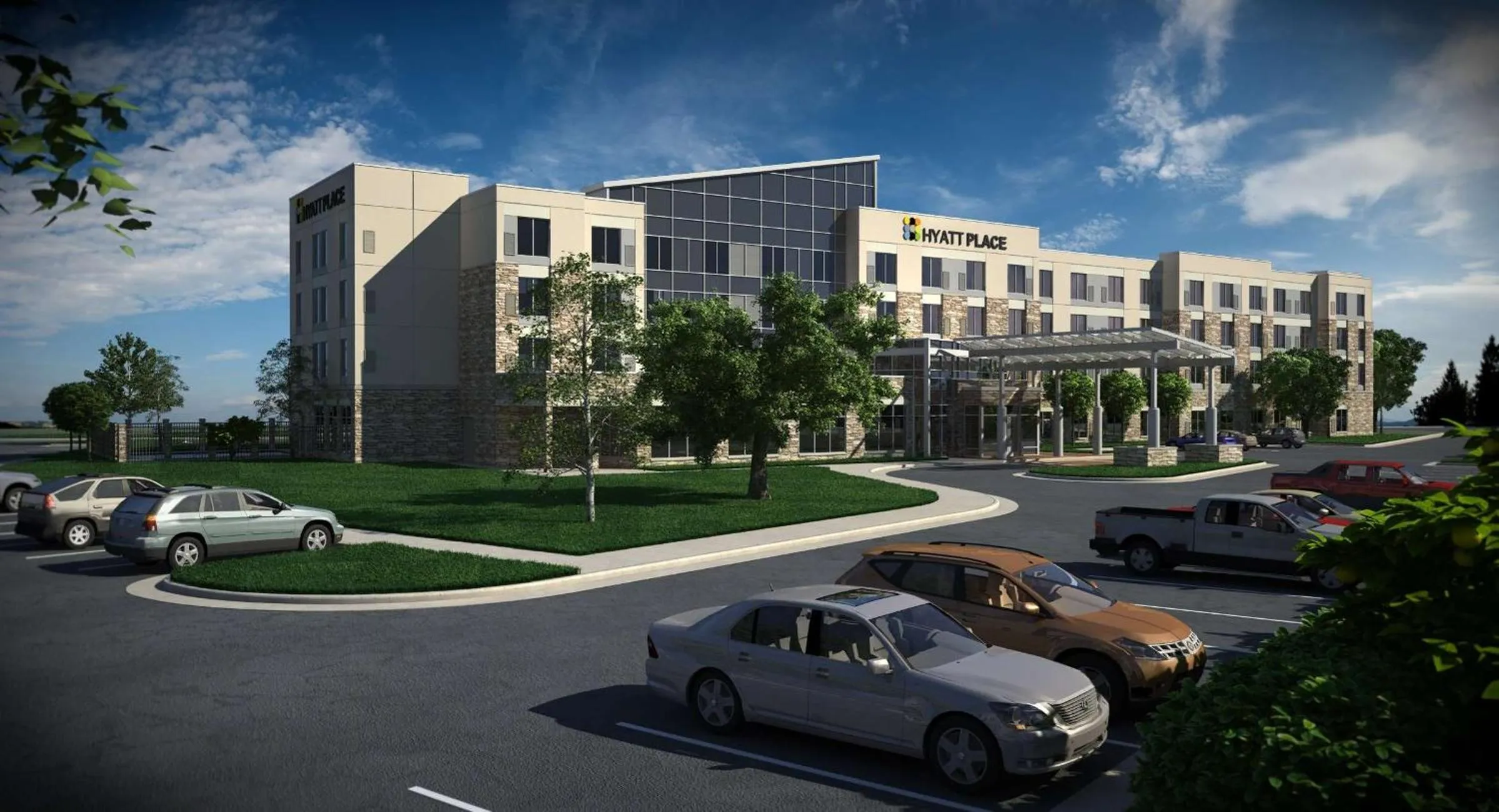 Property building in Hyatt Place Austin Airport