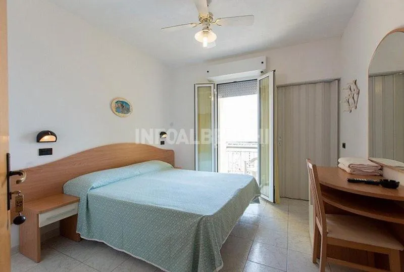 Bed in Hotel Villa Aurora